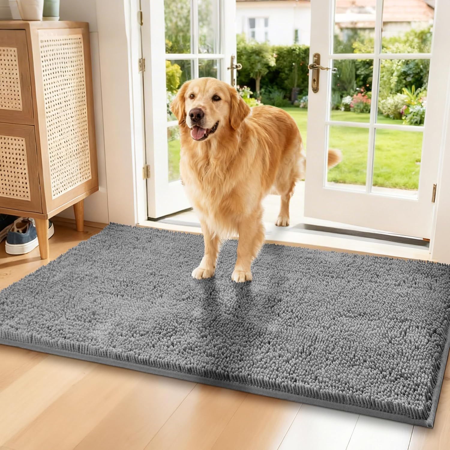 Detalle de Naturei Chenille Door Mat 60" x 36