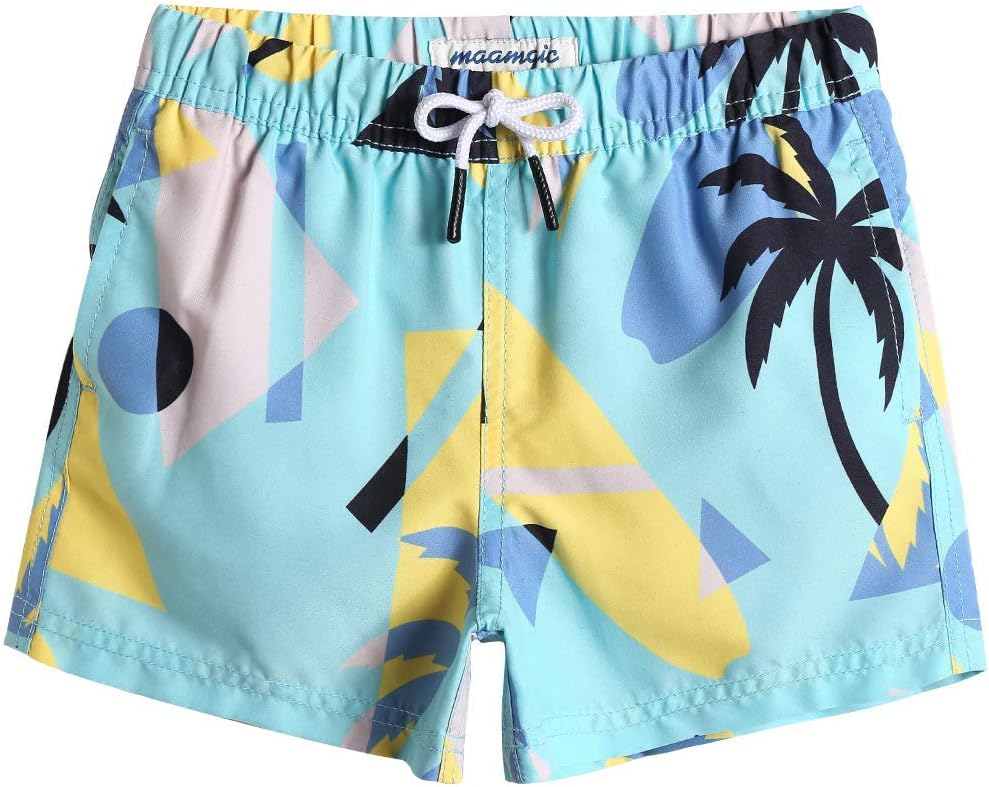 Thumbnail 6 de MaaMgic Kleine Jungen Badeshorts Schnelltrocknend mit Mesh-Futter, 3 Taschen und Tunnelzug (MEHRWEG)