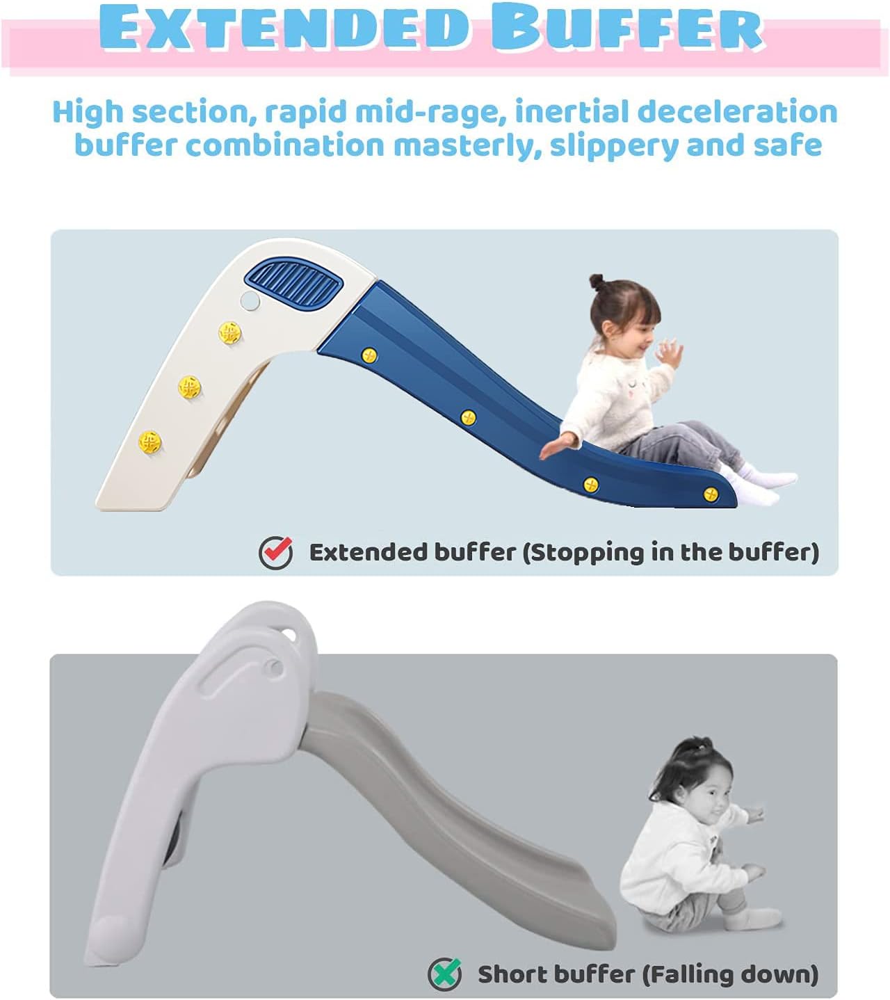 Detalle de EAQ Toddler Slide and Swing Set