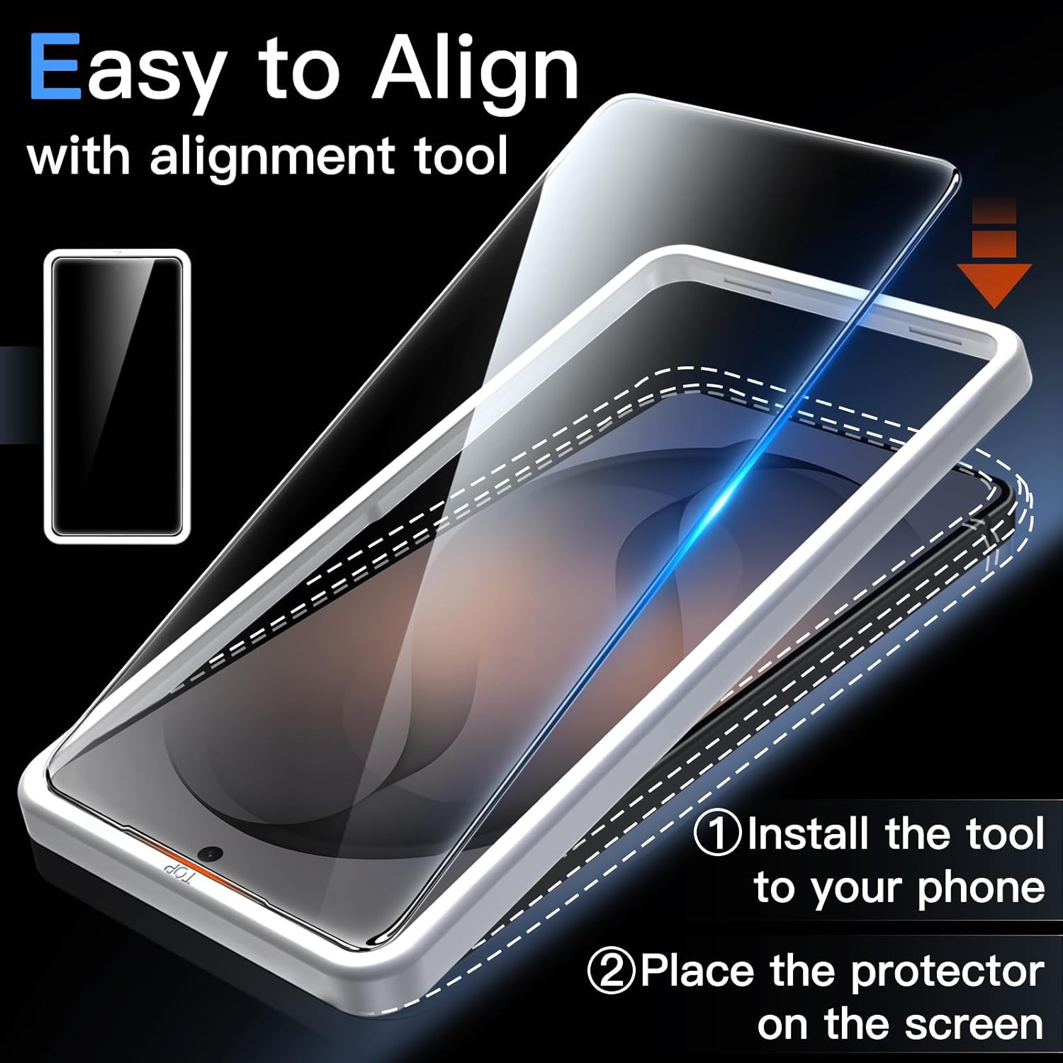 Thumbnail 6 de JETech 3 in 1 Cover Opaca per Samsung Galaxy S26 – protezione completa con pellicole in vetro temperato