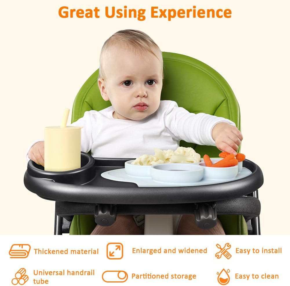 Thumbnail 4 de OSDUE Baby Stroller Snack Tray (3-in-1) with Cup Holder and Removable Food Tray