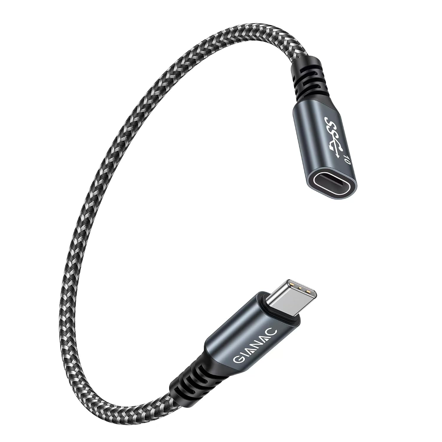 Detalle de Câble USB C 0,5 m GIANAC 10 Gbps ⚡