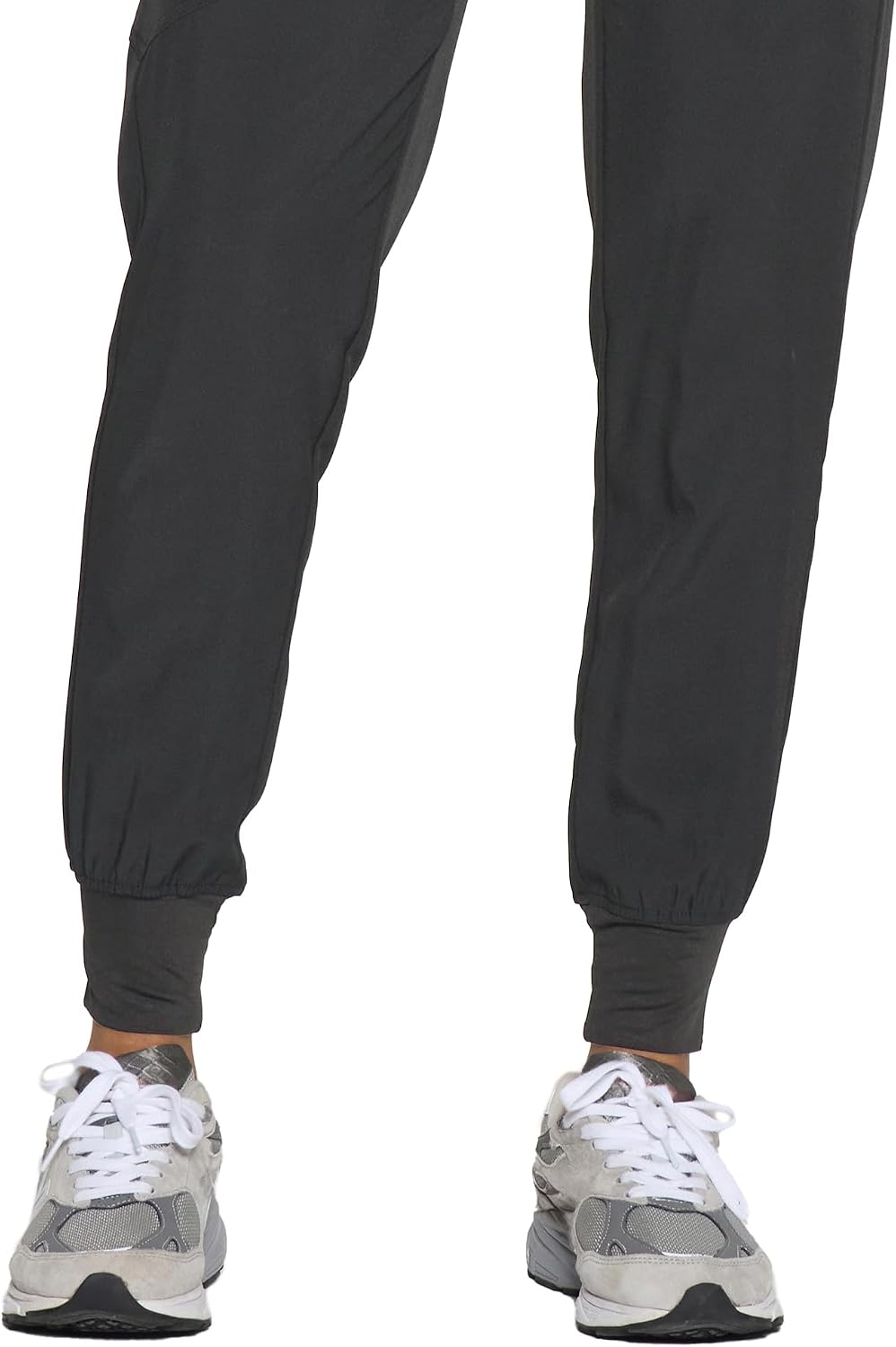 Detalle de COZYFIT Women's Scrub Pants, Slim-Fit Joggers with Stretch and 5 Pockets