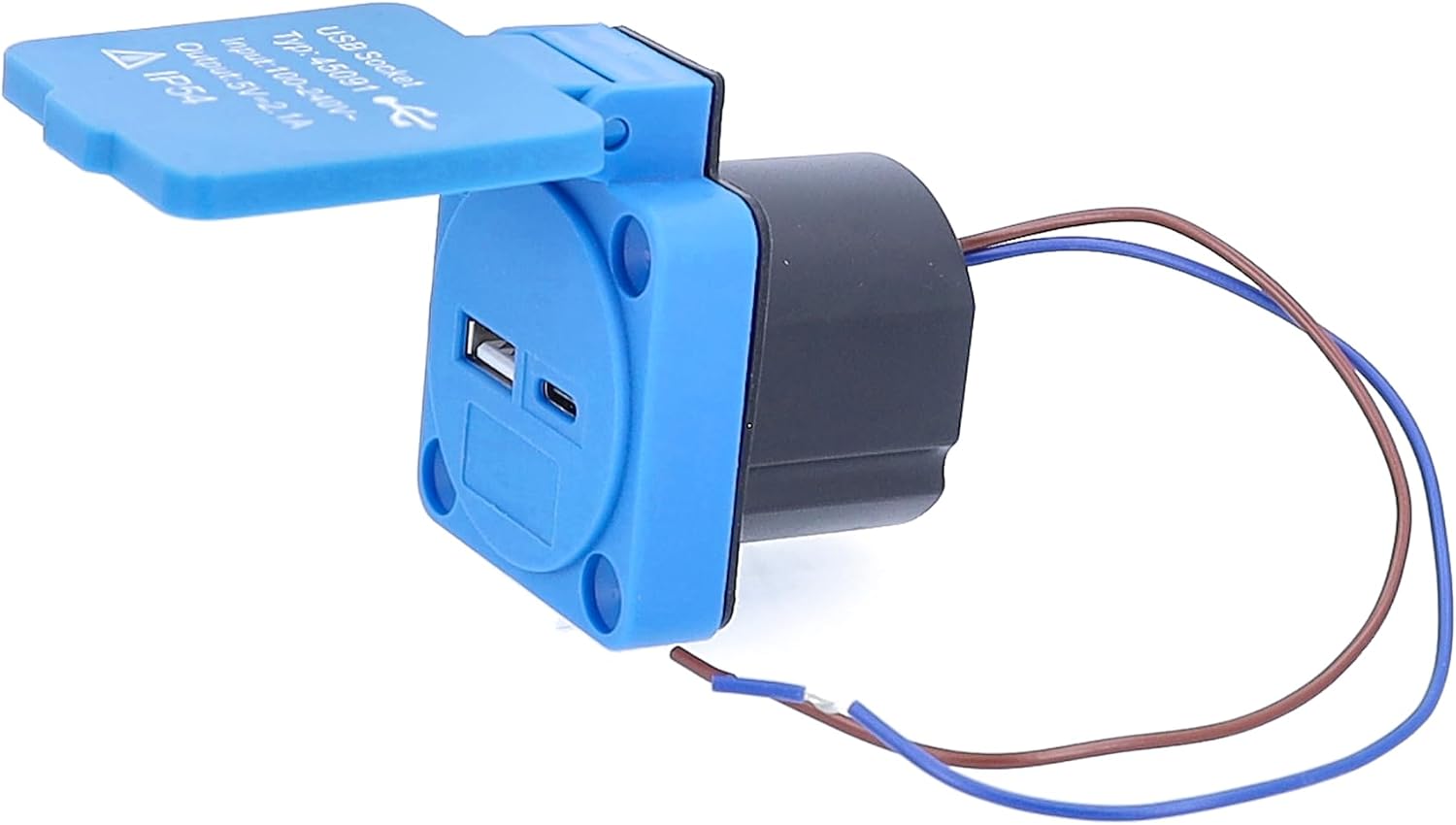 as - Schwabe gniazdo USB do zabudowy, USB-A i USB-C, 230 V