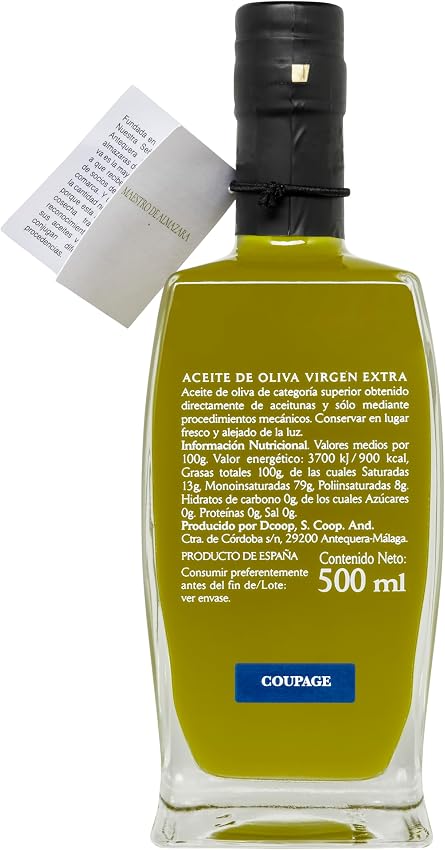 Detalle 2 de DCOOP Aceite de Oliva Virgen Extra 500 ml 🫒