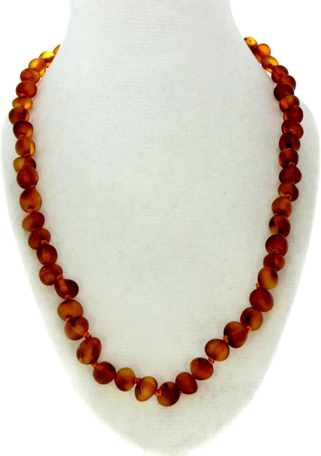 Detalle 2 de Collier de cheville en ambre de la Baltique SilverAmber Jewellery (cognac, cerise, miel, citron ou ombré) – perles 100% authentiques