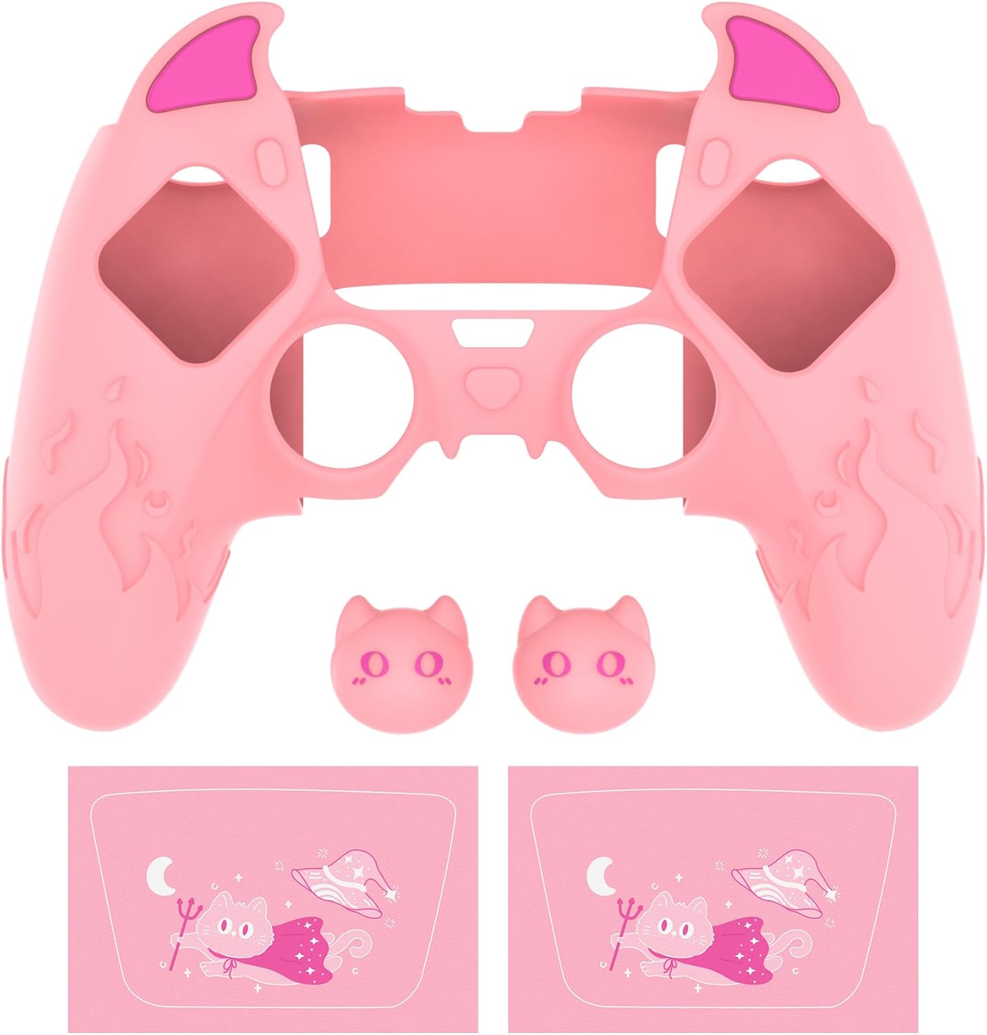 Thumbnail 1 de PlayVital Funda de Silicona para PS5 Edge 🕹️ Rosa Kawaii