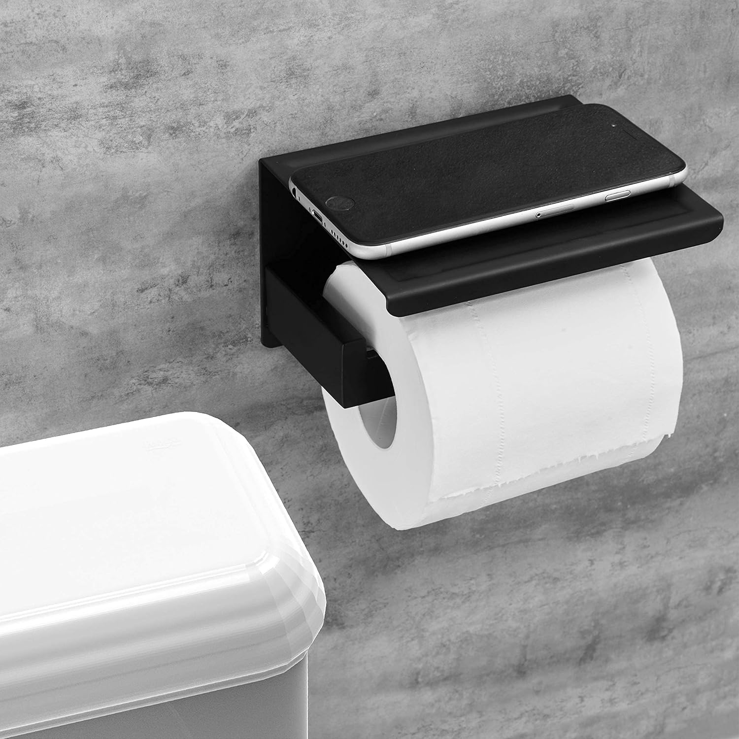 Thumbnail 3 de HITSLAM Toilettenpapierhalter mit Ablage – selbstklebend