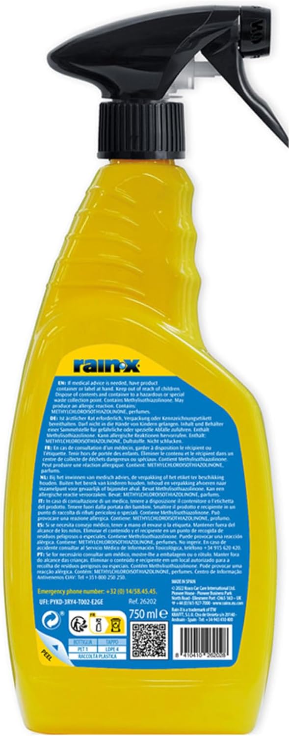 Detalle 2 de Rain-X Nettoyant Voiture Sans Eau avec Traitement Céramique – 750 ml : brillance, protection et praticité à portée de spray