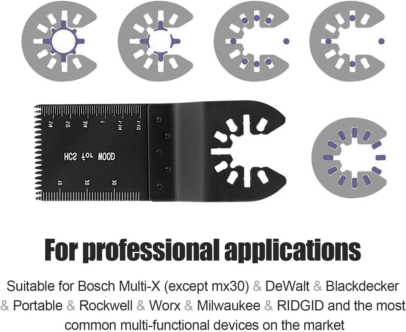 Thumbnail 2 de 20 Pcs Oscillating Saw Blades 20pc set