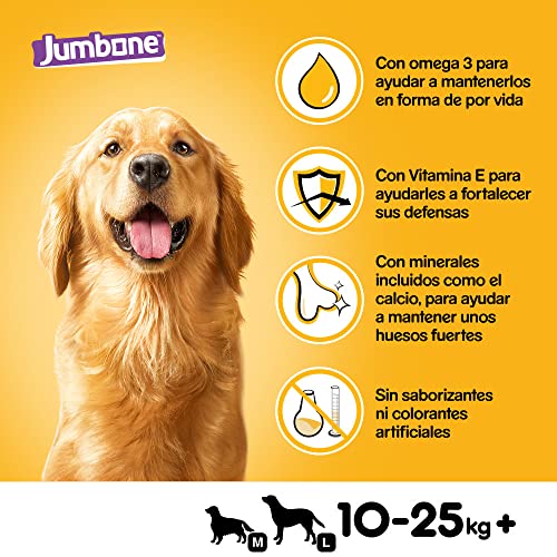 Detalle 2 de Pedigree Jumbone Os pour Chiens Savour Boeuf et Volaille, lot de 12 x 2 đœ