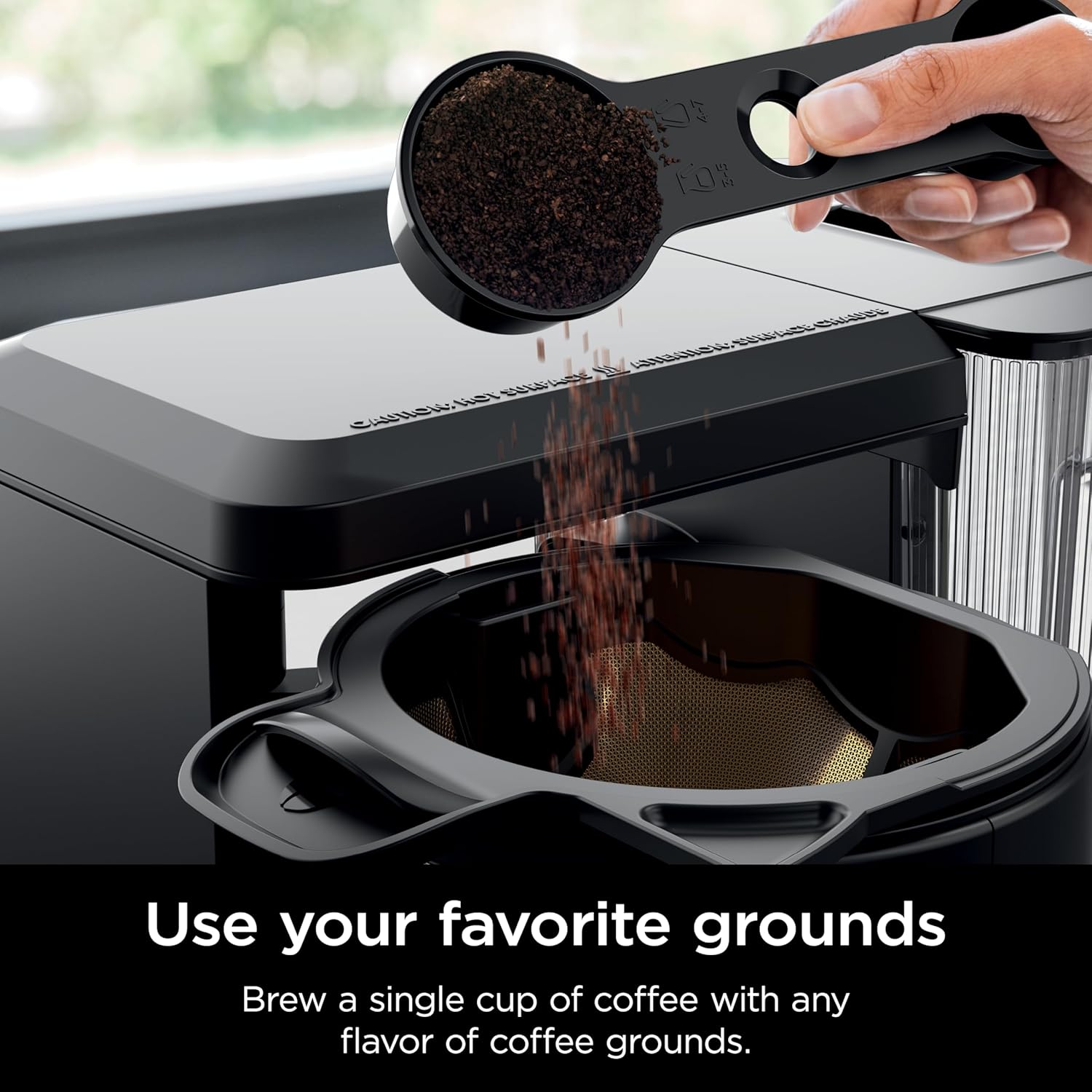 Detalle de Ninja Hot & Iced XL Coffee Maker CM371 Review: Rapid Cold Brew, 8 Brew Sizes, and 4 Styles