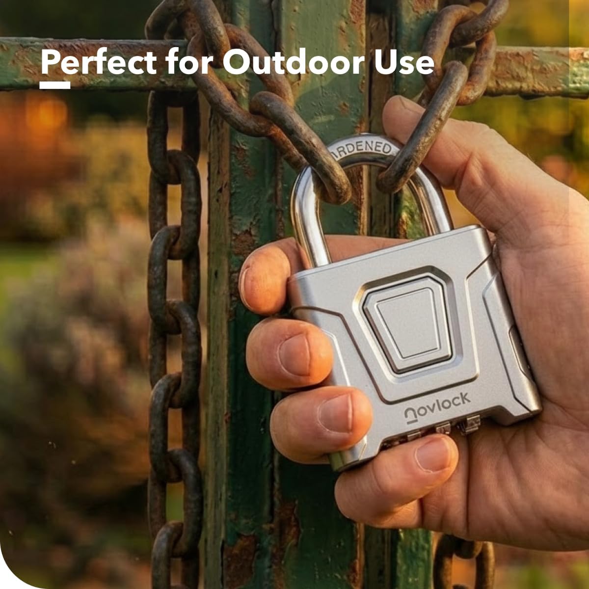 Thumbnail 6 de NovLock Outdoor Combination Padlock, 0.31-Inch Shackle