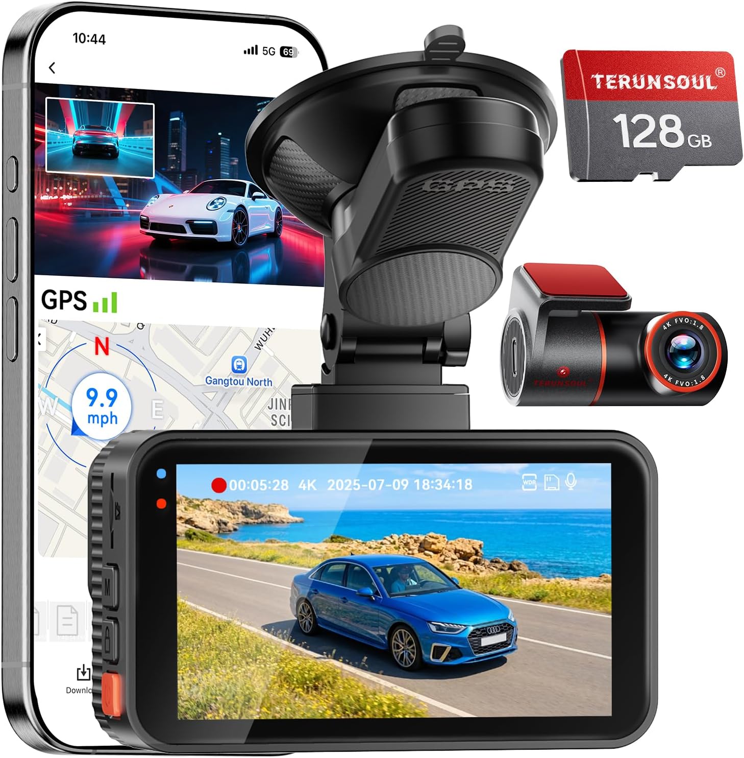 Detalle de Terunsoul Dash Cam 128GB Card