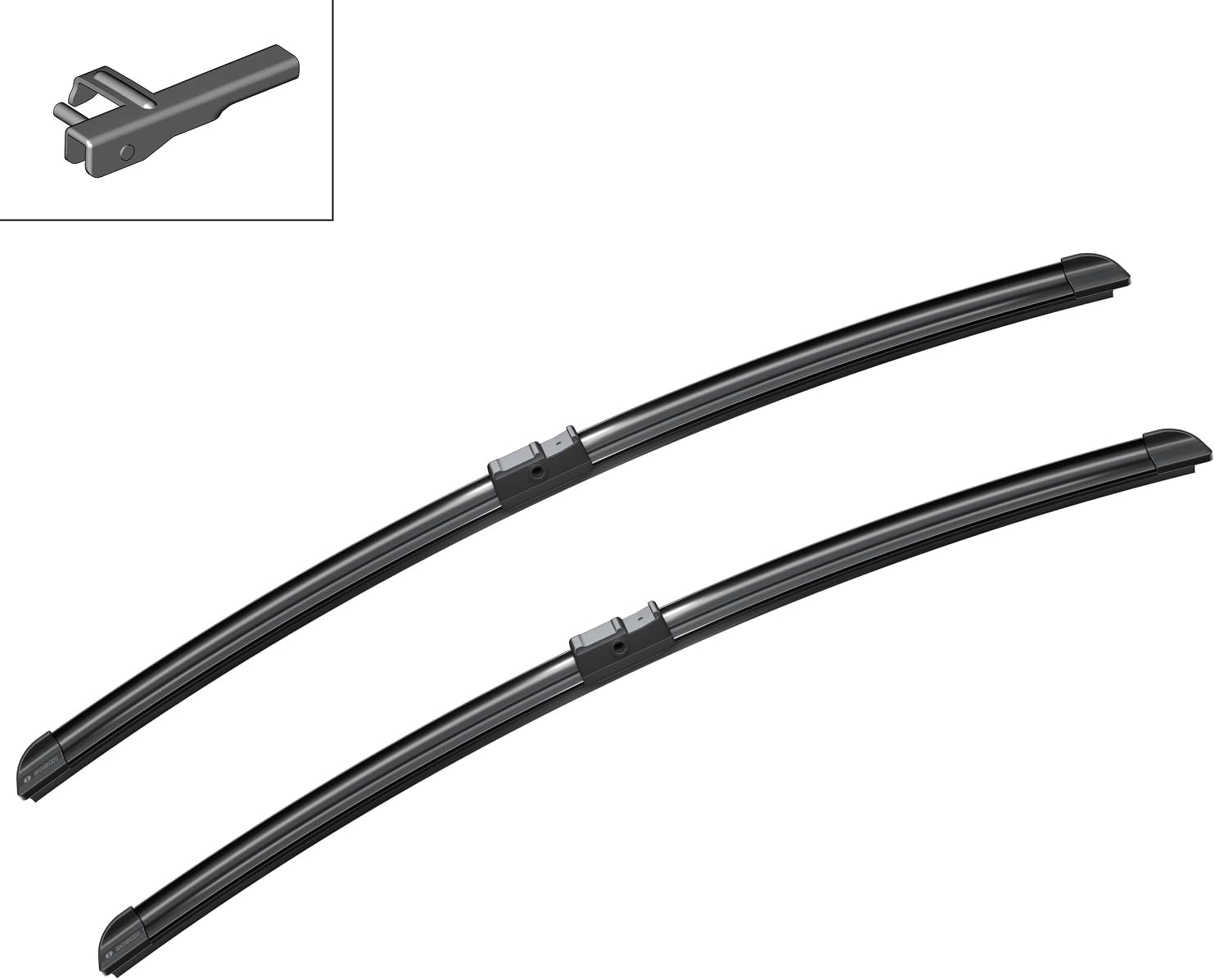 Detalle de Bosch Balai d’essuie-glace Aerotwin Spoiler A938S – Compatible Mercedes-Benz (C‑Class, E‑Class, CLS, etc.)