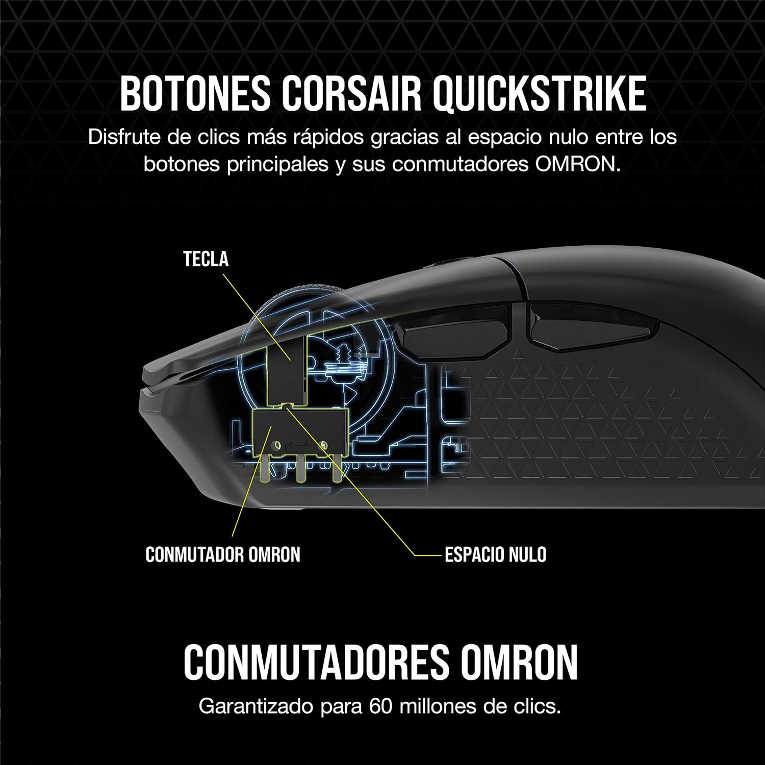 Thumbnail 6 de Corsair Katar Elite Wireless Ratón ultraligero