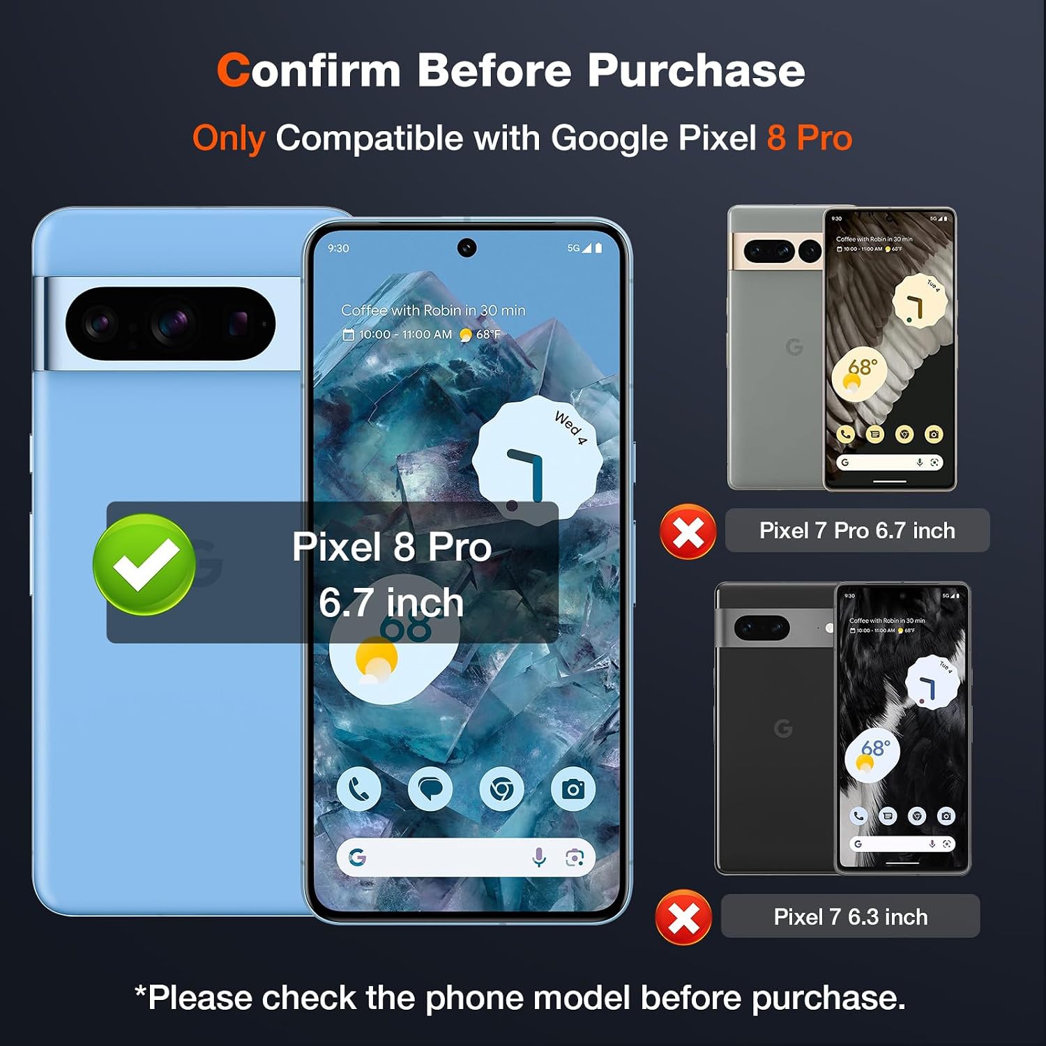 Detalle de LK 2+2 Verre Trempé pour Google Pixel 8 Pro – protection écran et objectif (2x verre + cadre d’installation)