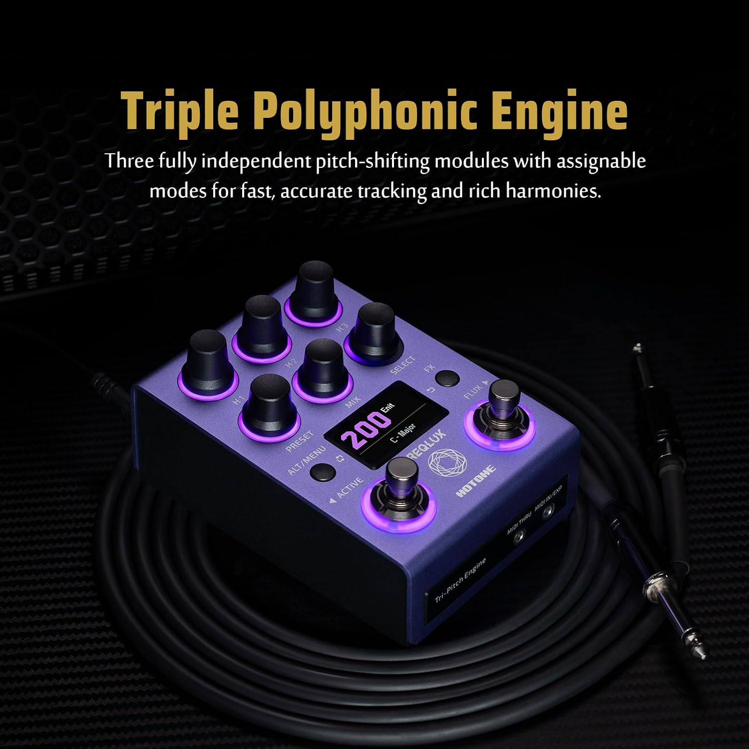 Thumbnail 3 de VALETON Freqlux NP-200 Triple-Voice Pitch-Shifter Pedal with Stereo I/O