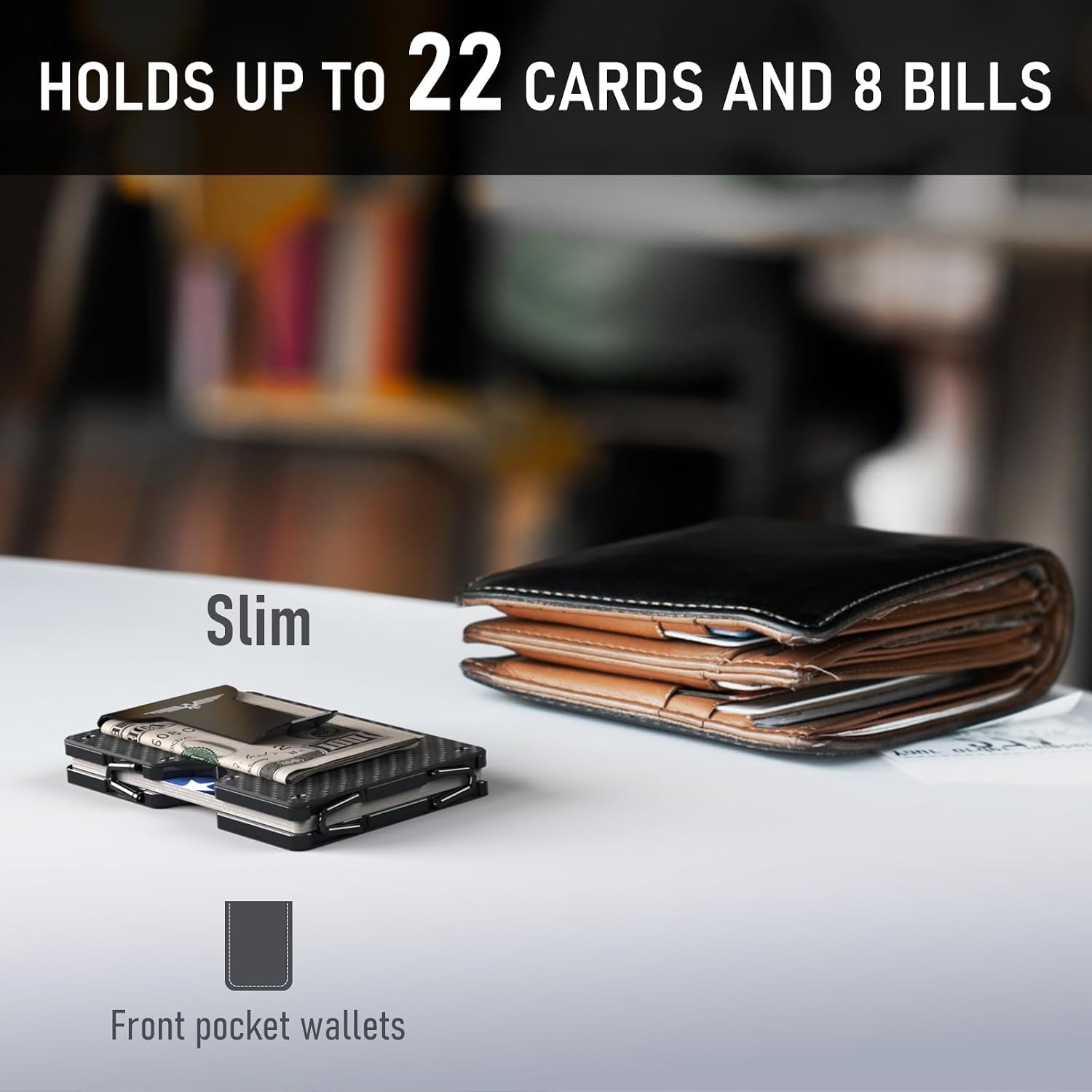Detalle 2 de Lenvoten Hinged Minimalist Wallet, Aluminum