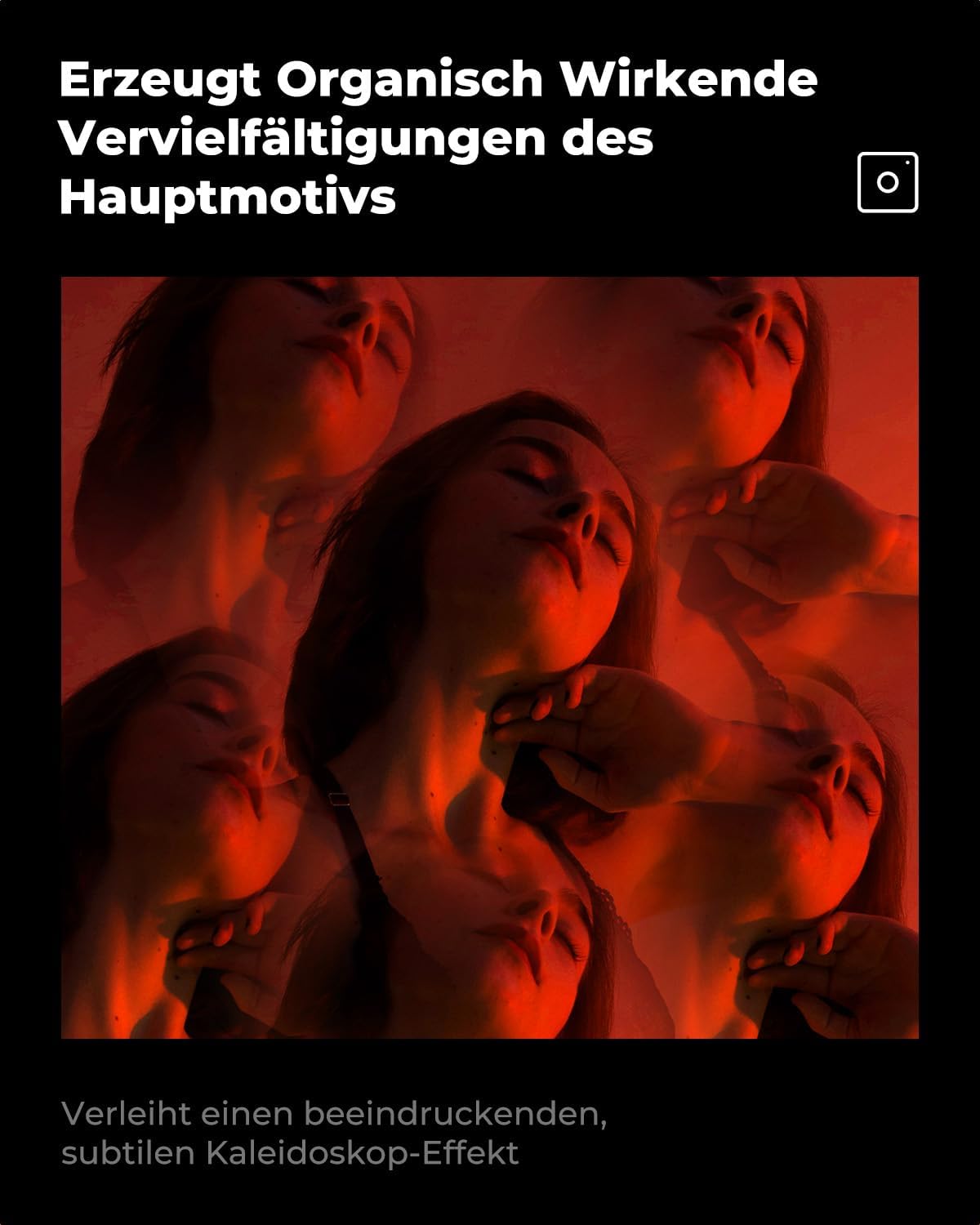 Thumbnail 2 de K&F CONCEPT 82mm Prisma-Kaleidoskop-Filter mit Zentral-Hexagon-Effekt (Nano-B, Optisches Glas K9)