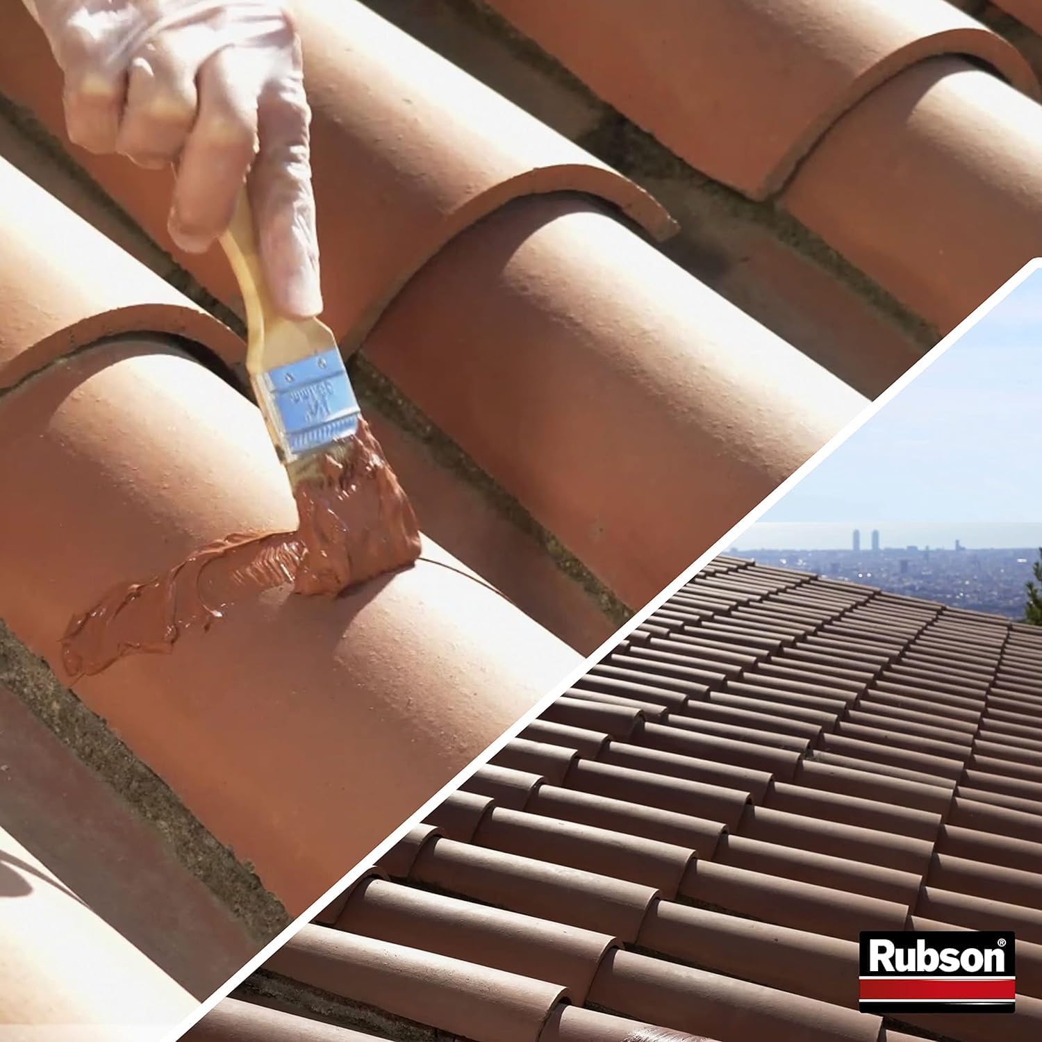 Thumbnail 4 de Rubson Aquablock Silicone Liquido SL3000 — Impermeabilizzazione semplice e sicura per tetti, coperture e recipienti in terracotta