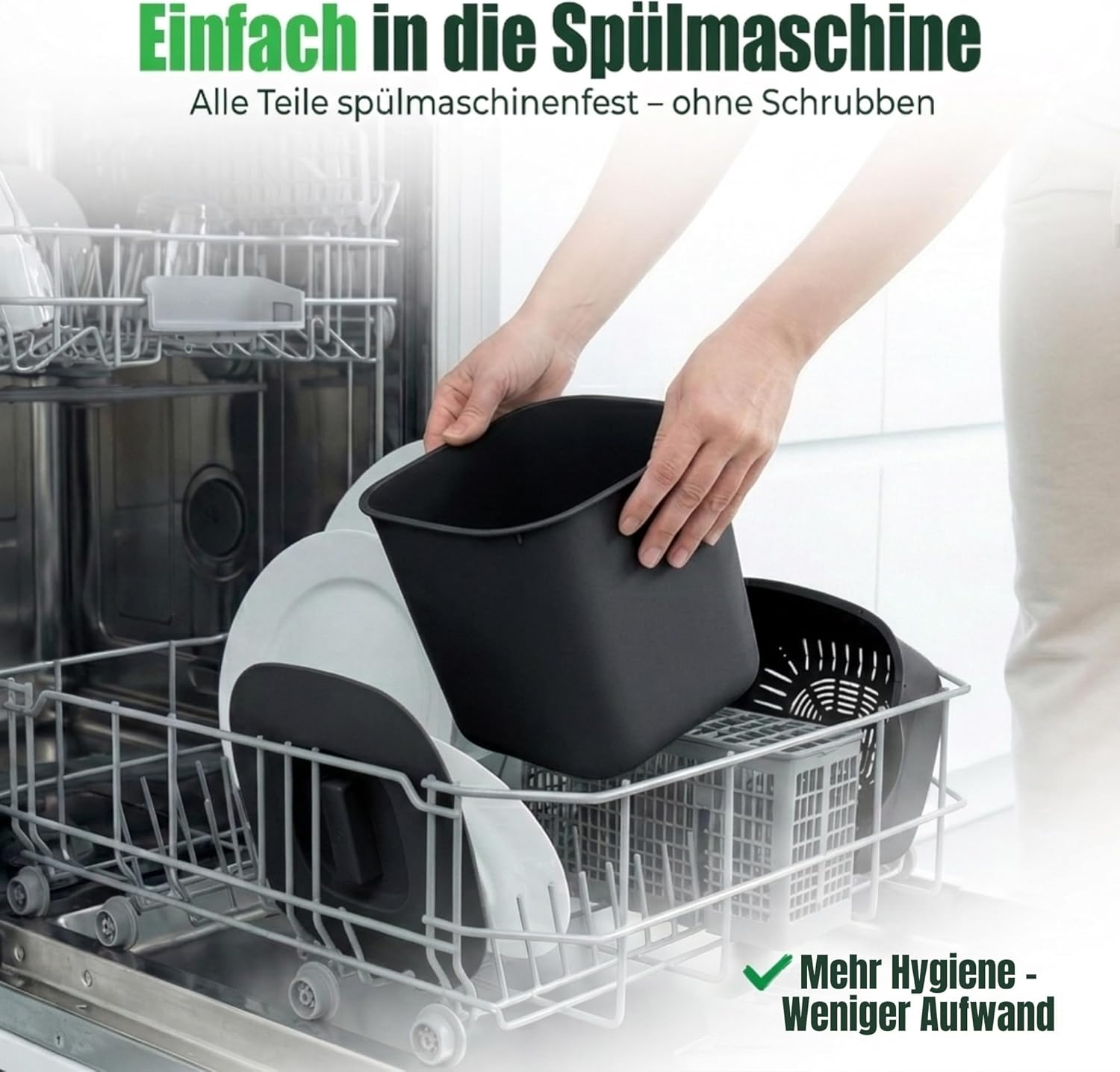Detalle 1 de YourCasa Biomülleimer Küche 4L 🗑