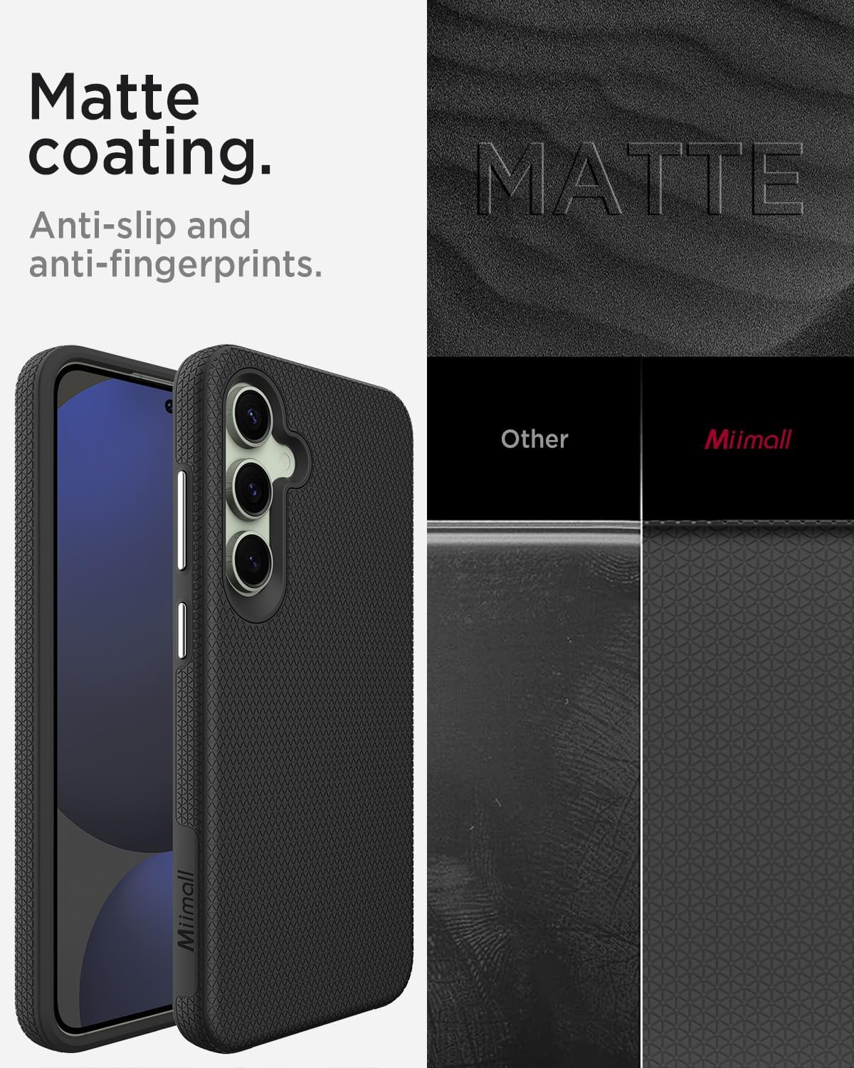Detalle de Miimall Rugged Case for Samsung Galaxy S24 FE