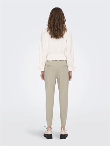 Detalle de ONLY Damen Onlpoptrash Life Easy Col Pant PNT Noos Regular Fit Hose mit Kordelzugverschluss – Lounge & Freizeit
