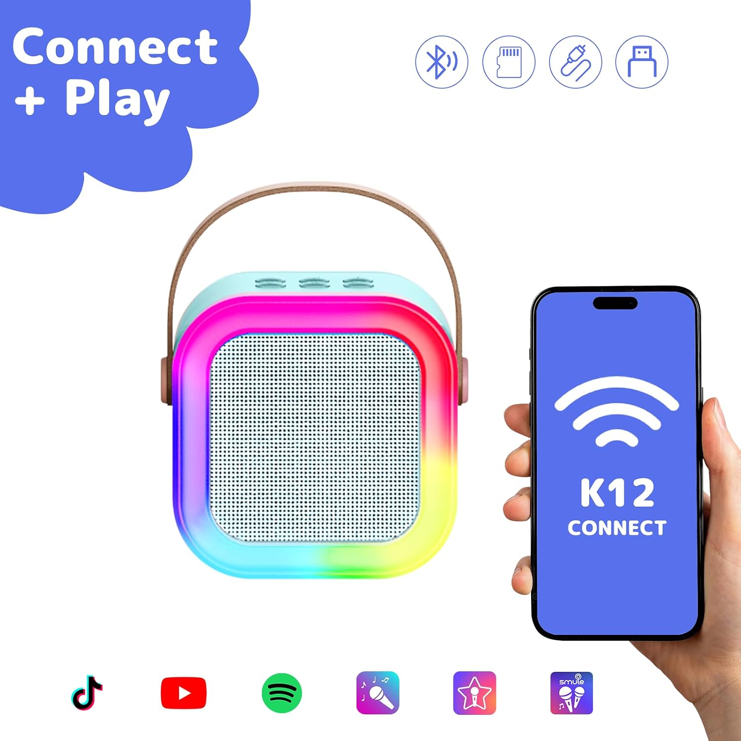 Detalle de Fede Karaoke Maschine Mini 5–10 h Akku 🎤