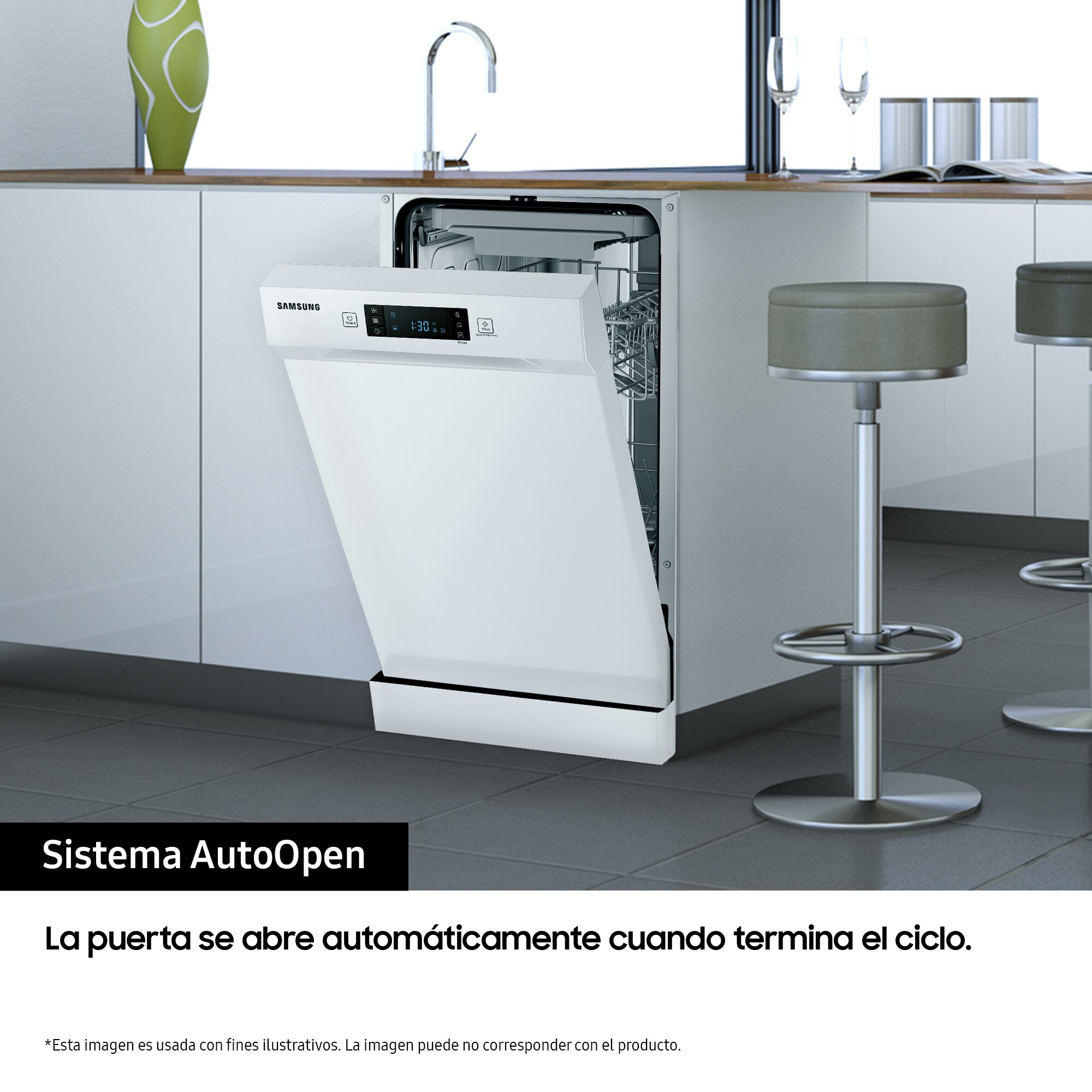 Thumbnail 3 de Samsung DW60A6092FW/EF Lavavajillas 14 servicios, 60 cm 🧼