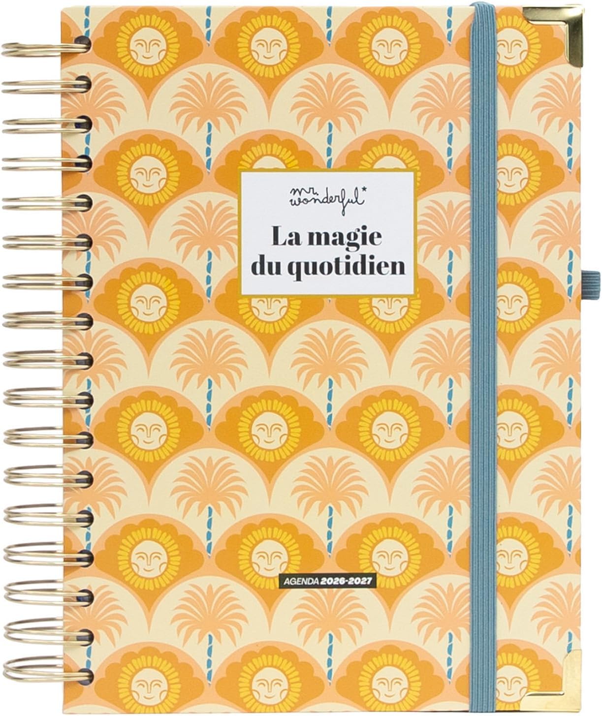 Detalle de Diario scolastico Mr. Wonderful 2026-27 Settimanale 18 mesi – Sogna forte, vivi libero