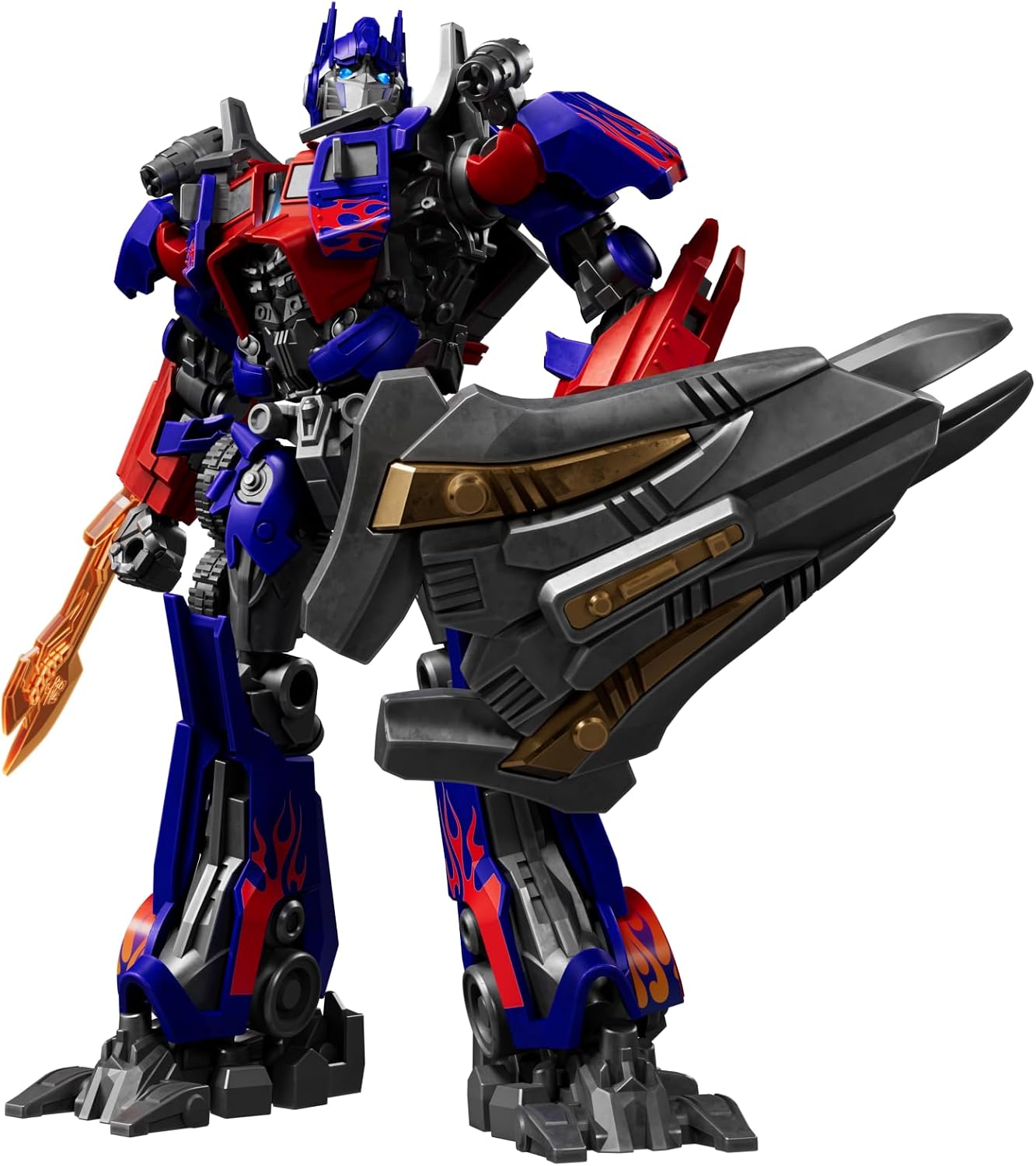 Detalle de BLOKEES トランスフォーマー クラシッククラス ムービー3 ジェットウィング オプティマスプライム 組み立てモデル