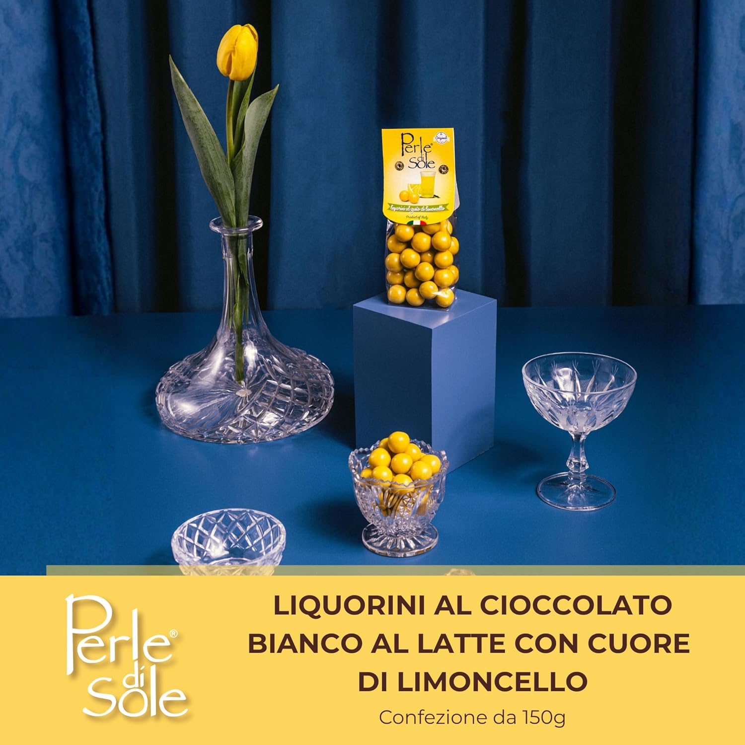 Thumbnail 5 de Perle di Sole Liquorini ripieni al Limoncello ricoperti di cioccolato bianco, 150 g
