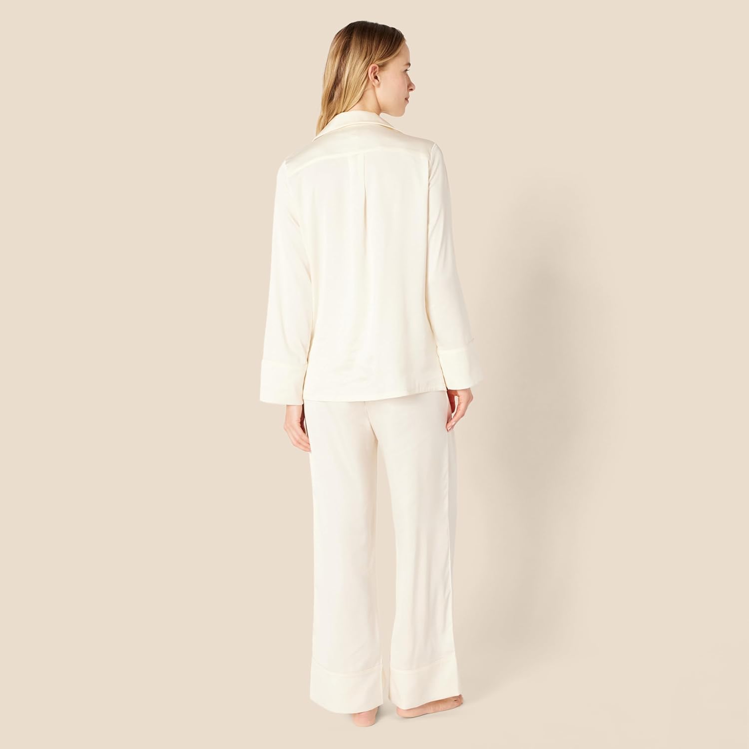 Thumbnail 1 de Amazon Essentials Damen Satin-Pyjamaset mit Hemd und Hose – bequemes, luftiges Lounge-Set