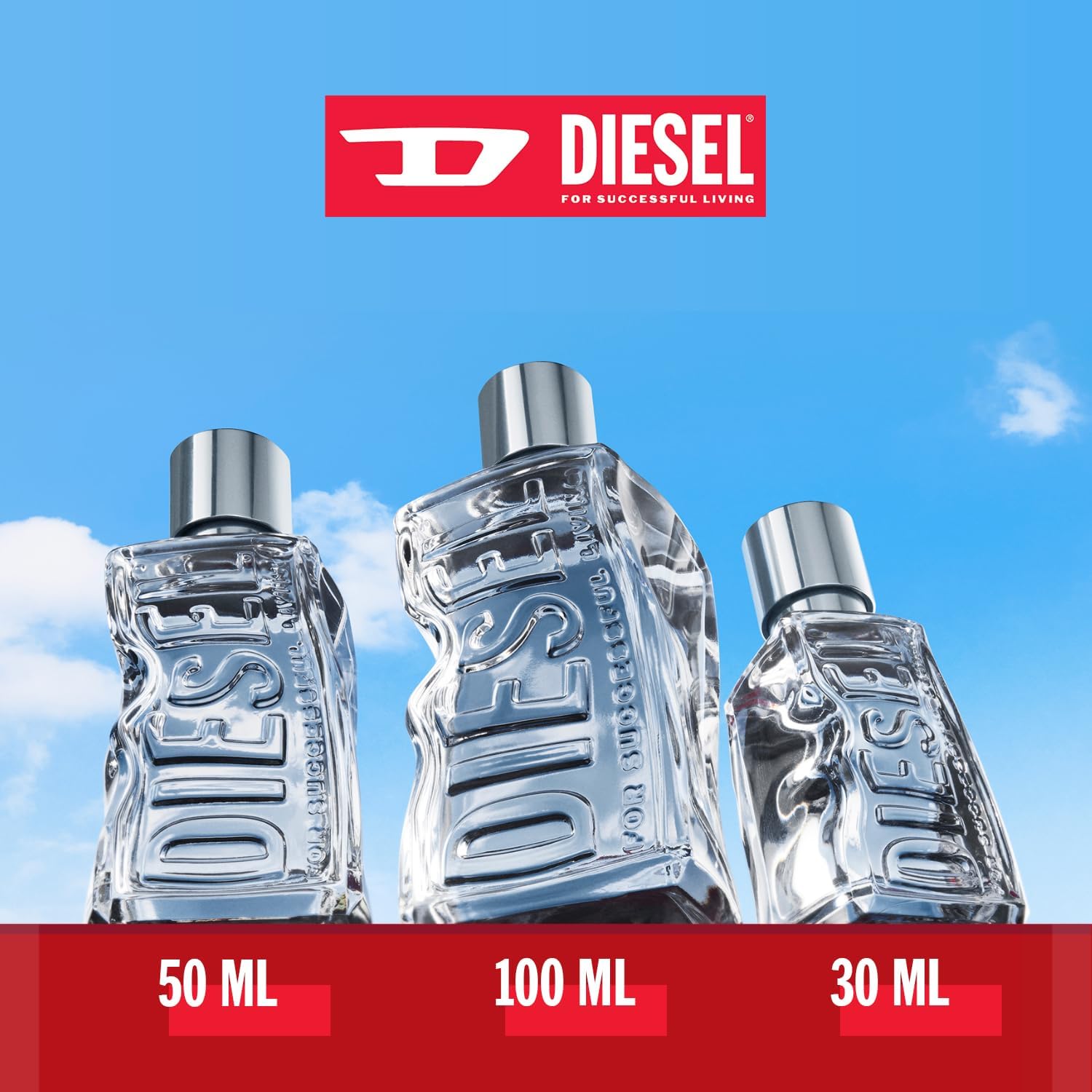 Detalle de D by Diesel Coffret Cadeau Homme – Eau de Toilette & Gel Douche Frais et Énergisant