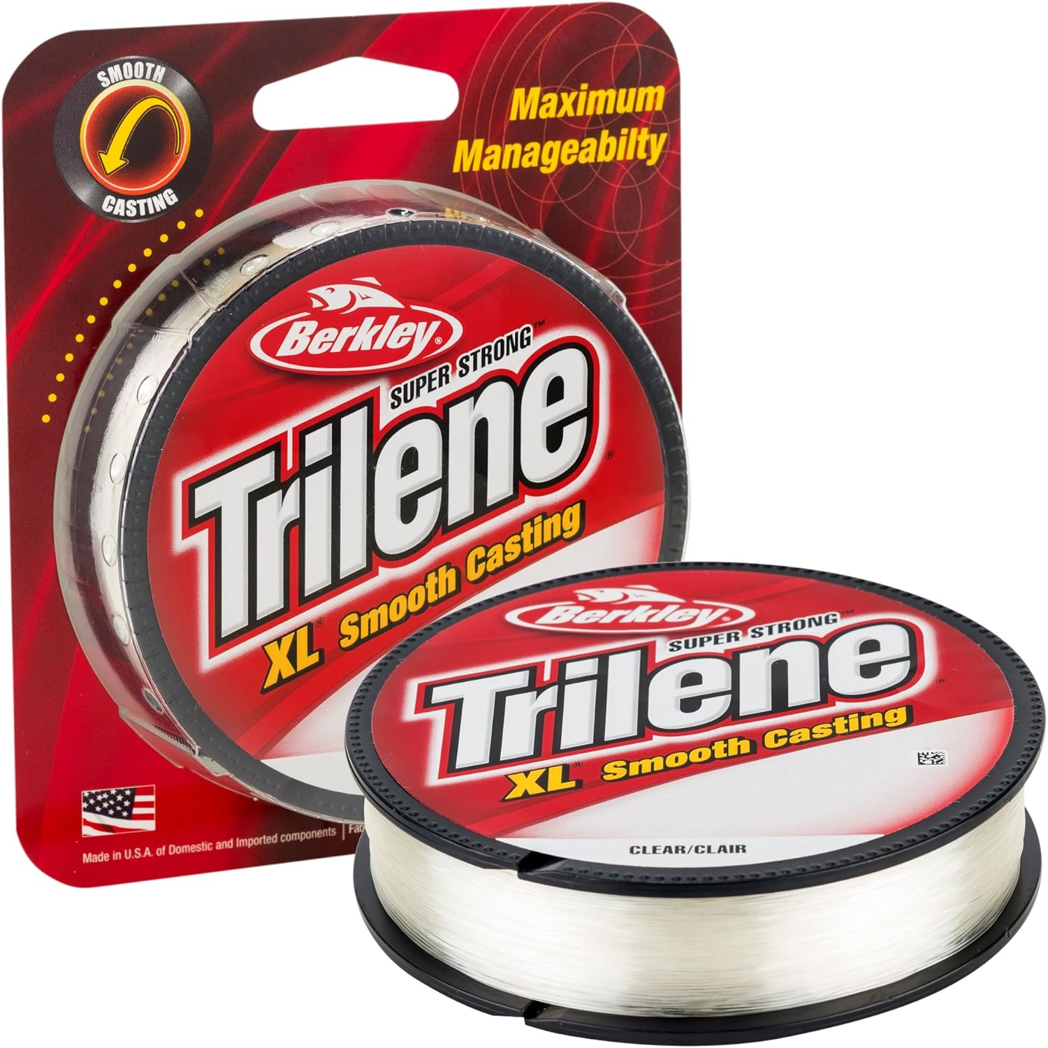 Detalle de BERKLEY Trilene - Lenza da Pesca Trasparente 11,3 kg: forza e scorrevolezza per molte tecniche