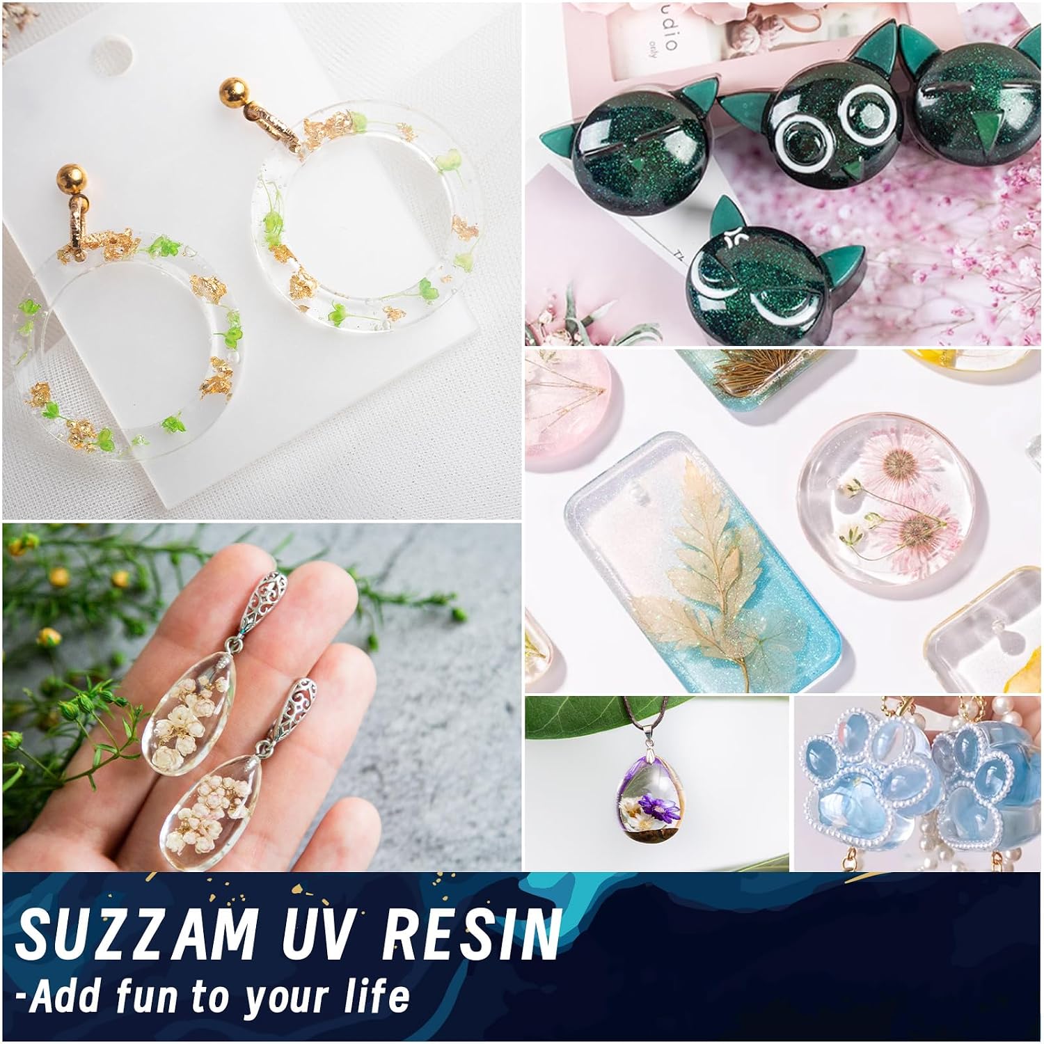 Thumbnail 5 de UV Harz 100g – Upgrade UV Resin kristallklar, geruchsarm, für DIY, Schmuck, Gießen & Beschichten