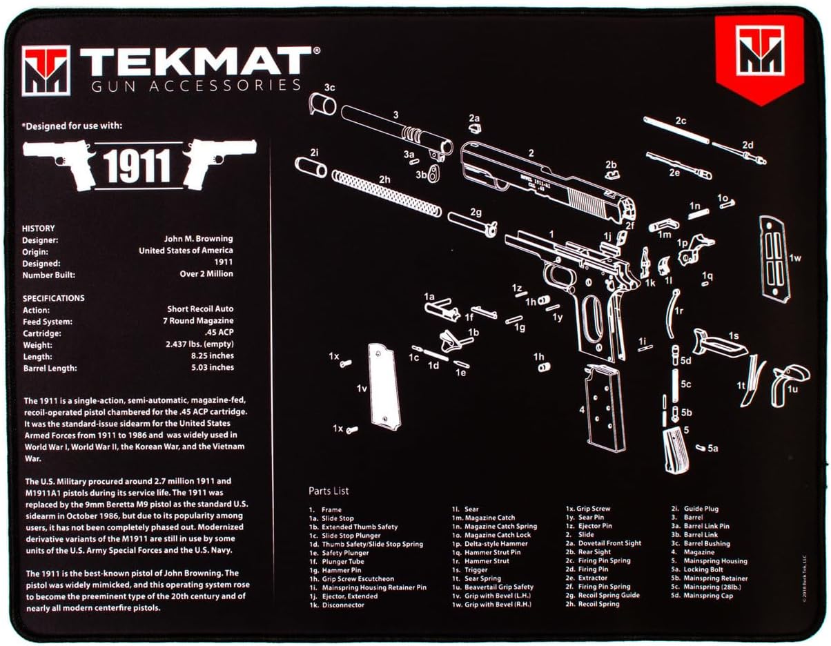 Detalle de TekMat handgun cleaning mat 20" x 15