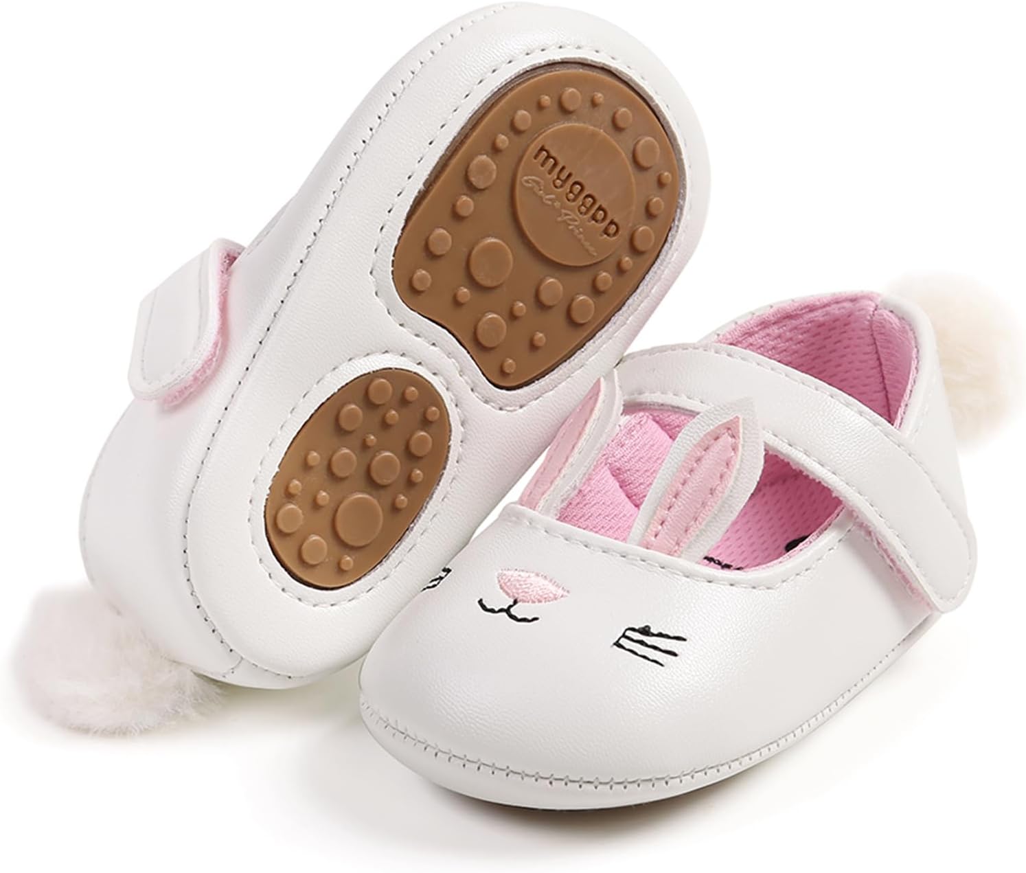 Thumbnail 6 de RVROVIC Baby Girl Moccasins: Sparkly Lightweight Prewalker Shoes