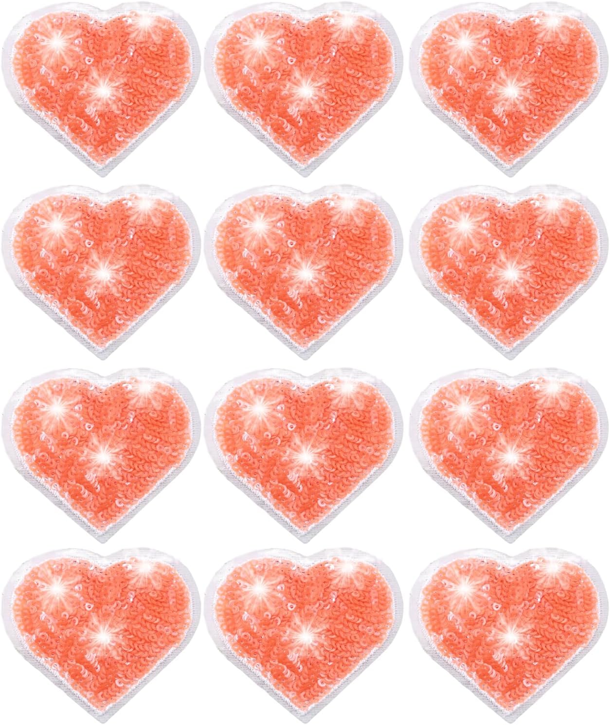 Detalle de Sequin Heart Patches 12-Pack