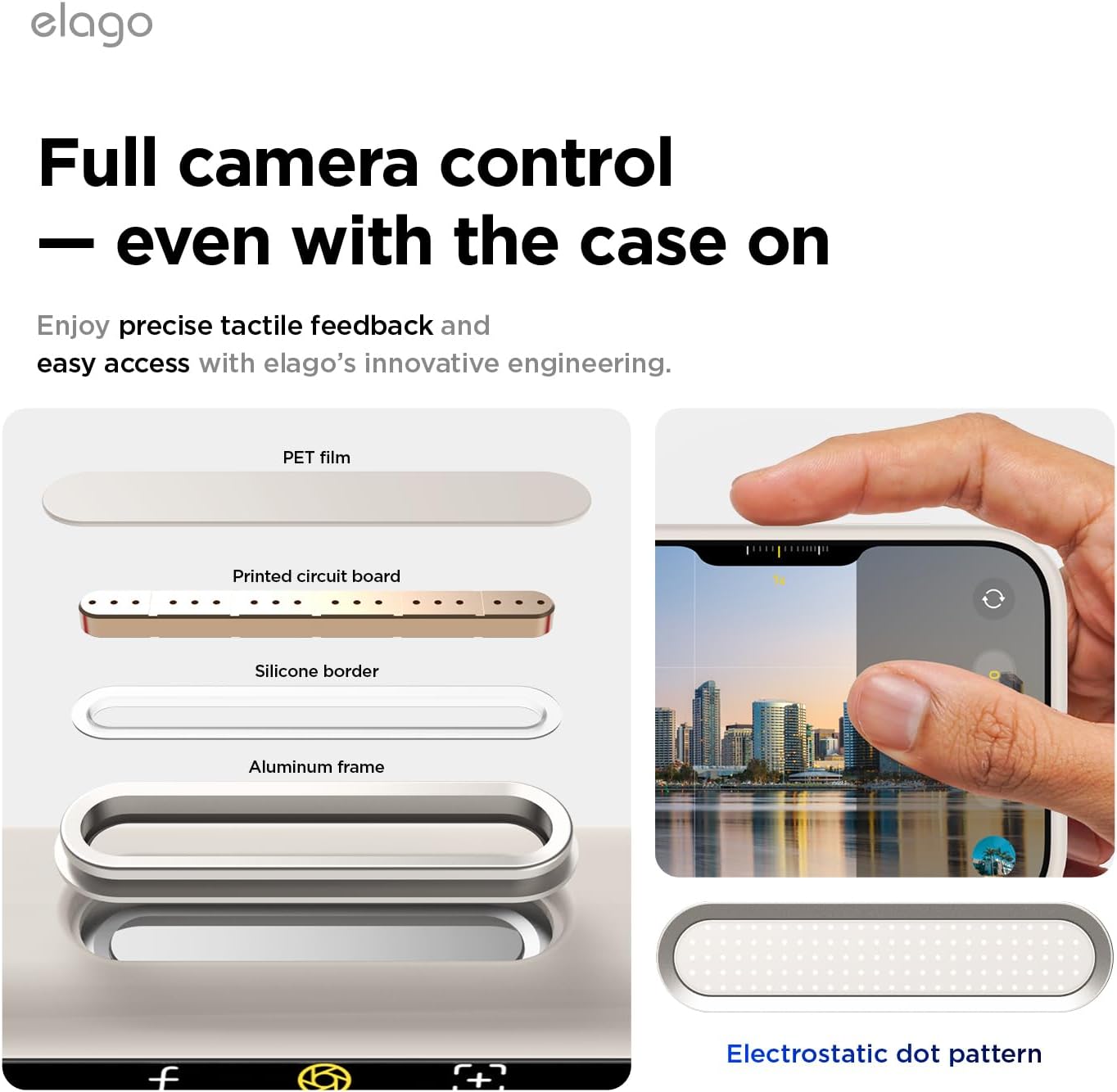 Detalle de elago for iPhone 17 Pro Max Case — Premium Magnetic Silicone Case with MagSafe Compatibility