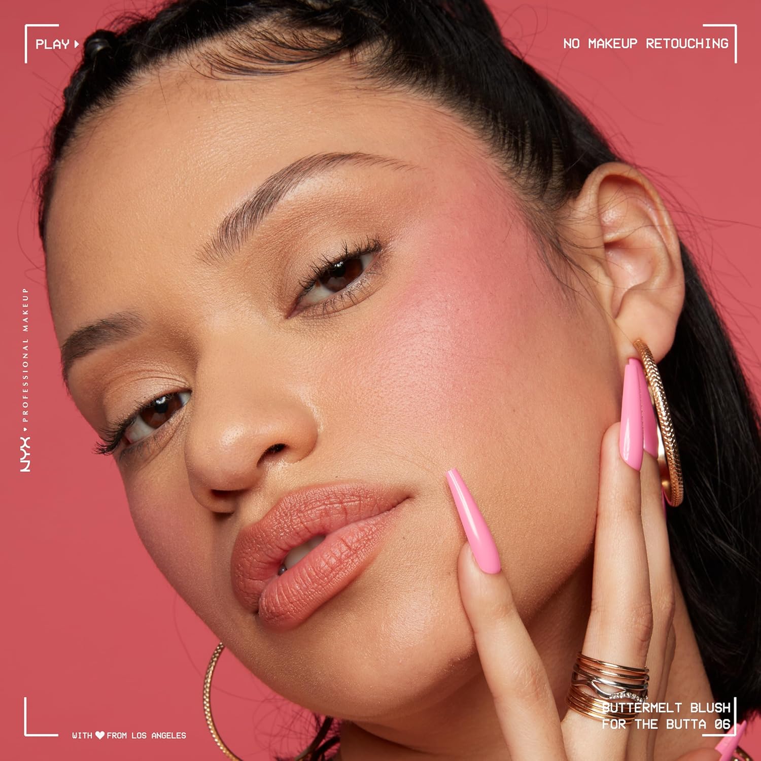 Thumbnail 3 de NYX Professional Makeup Buttermelt Blush in 06 For The Butta – cremige, einfach zu verblendende Rouge-Textur