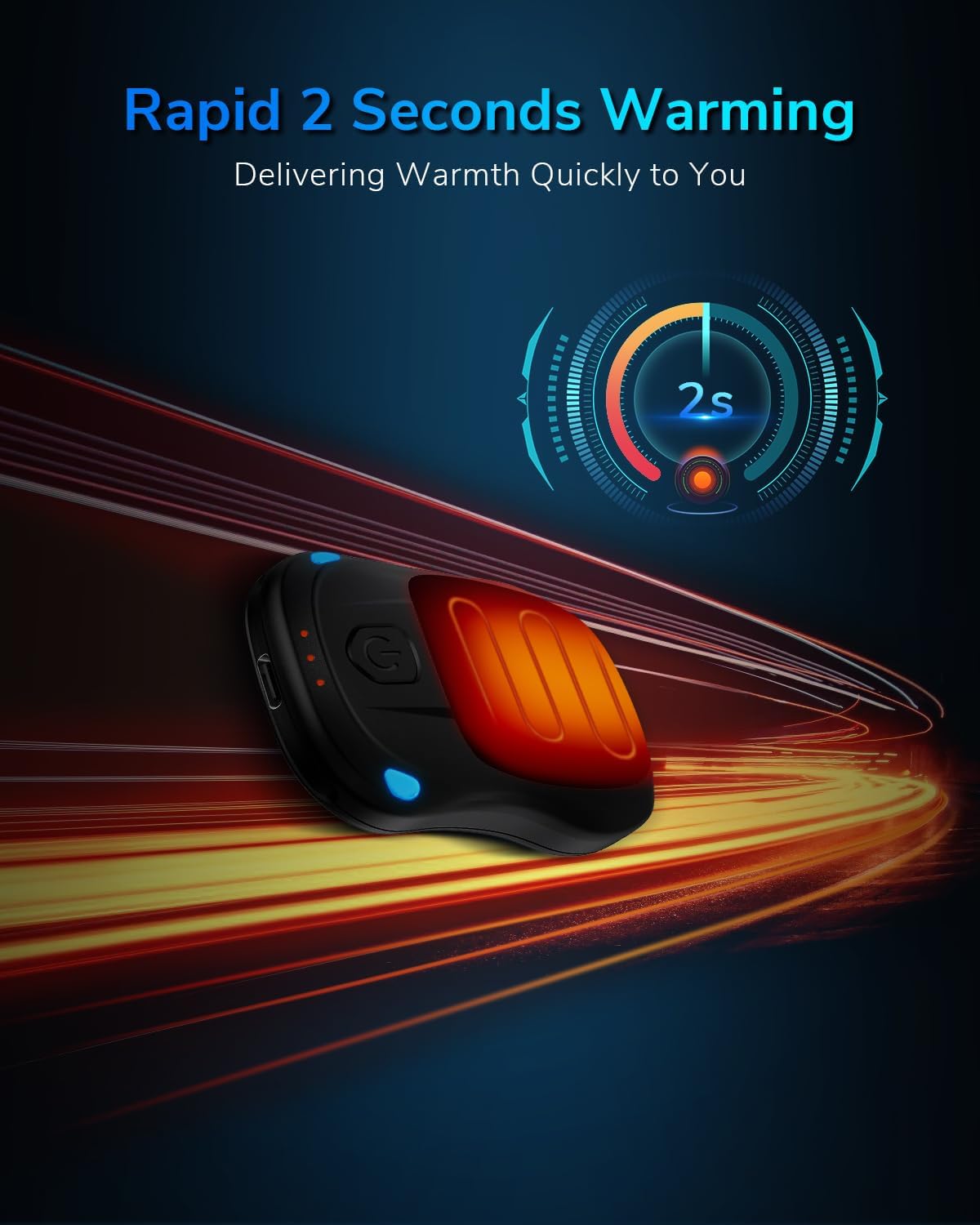 Detalle 2 de Rechargeable Hand Warmers 2 Pack — 20 hrs warmth