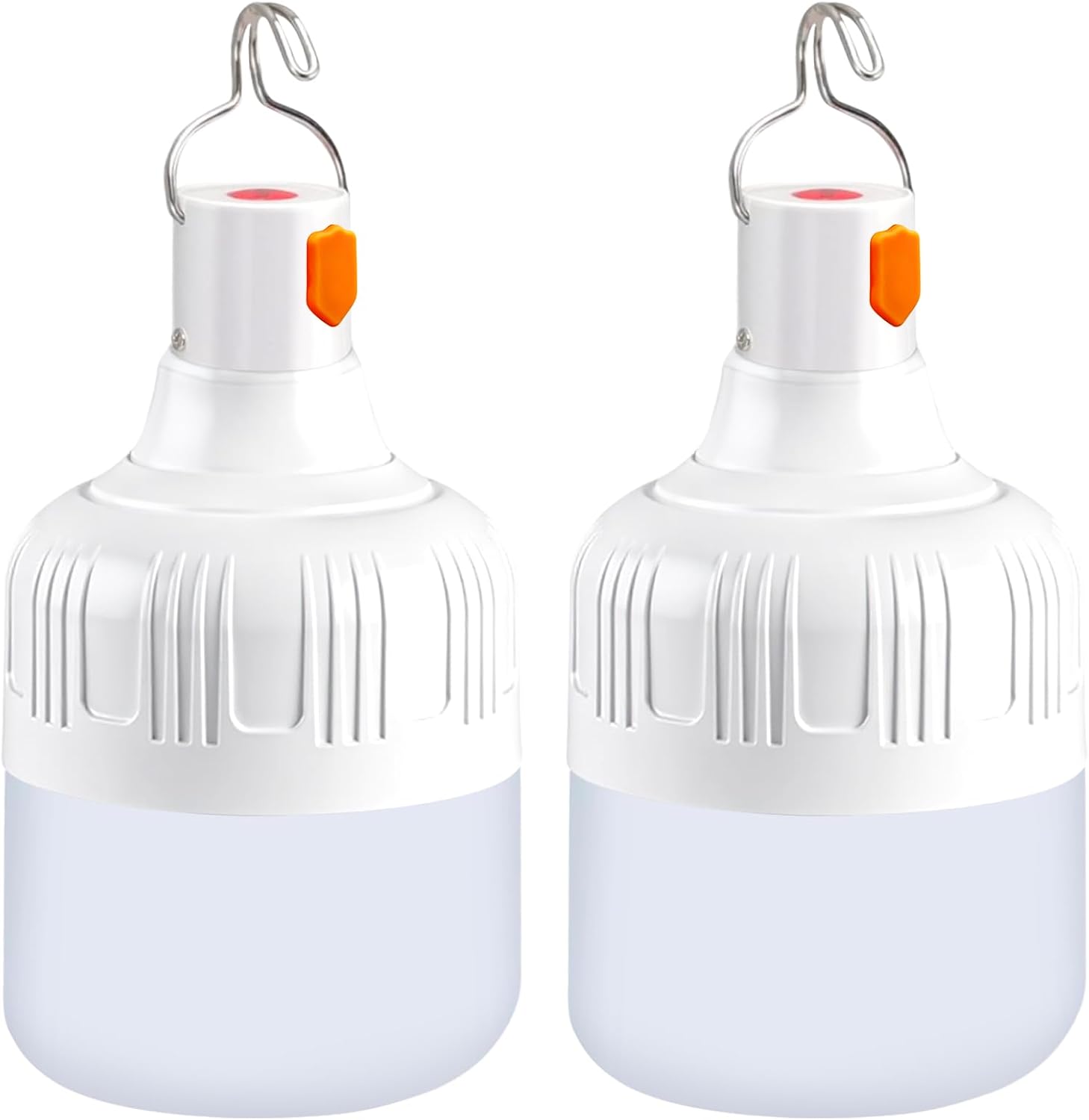 Detalle de BoloShine 2 Piezas Lámpara de Camping Recargable LED 500 lm con 3 Modos e Impermeable IPX4
