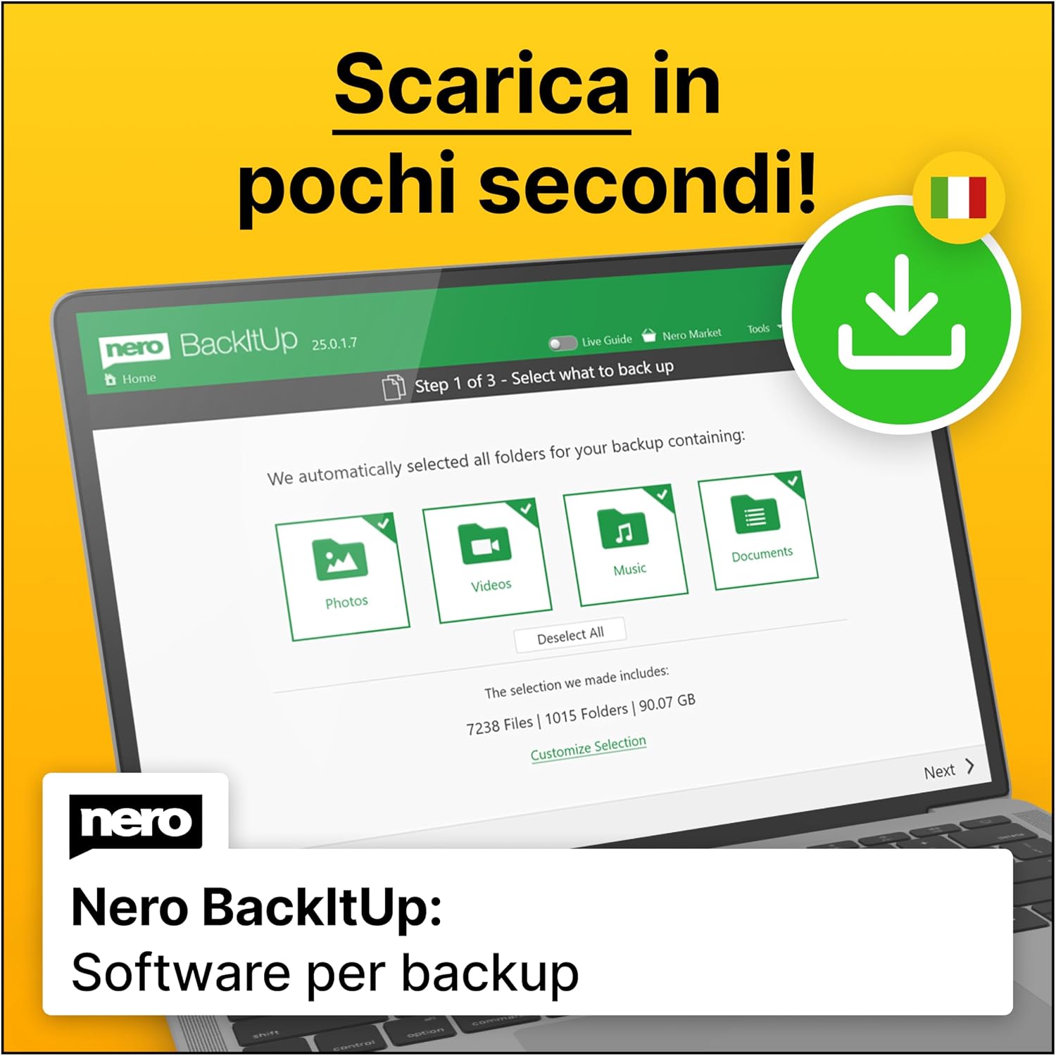 Detalle de Nero Platinum 365: Suite multimediale per foto/video, backup e ottimizzazione PC