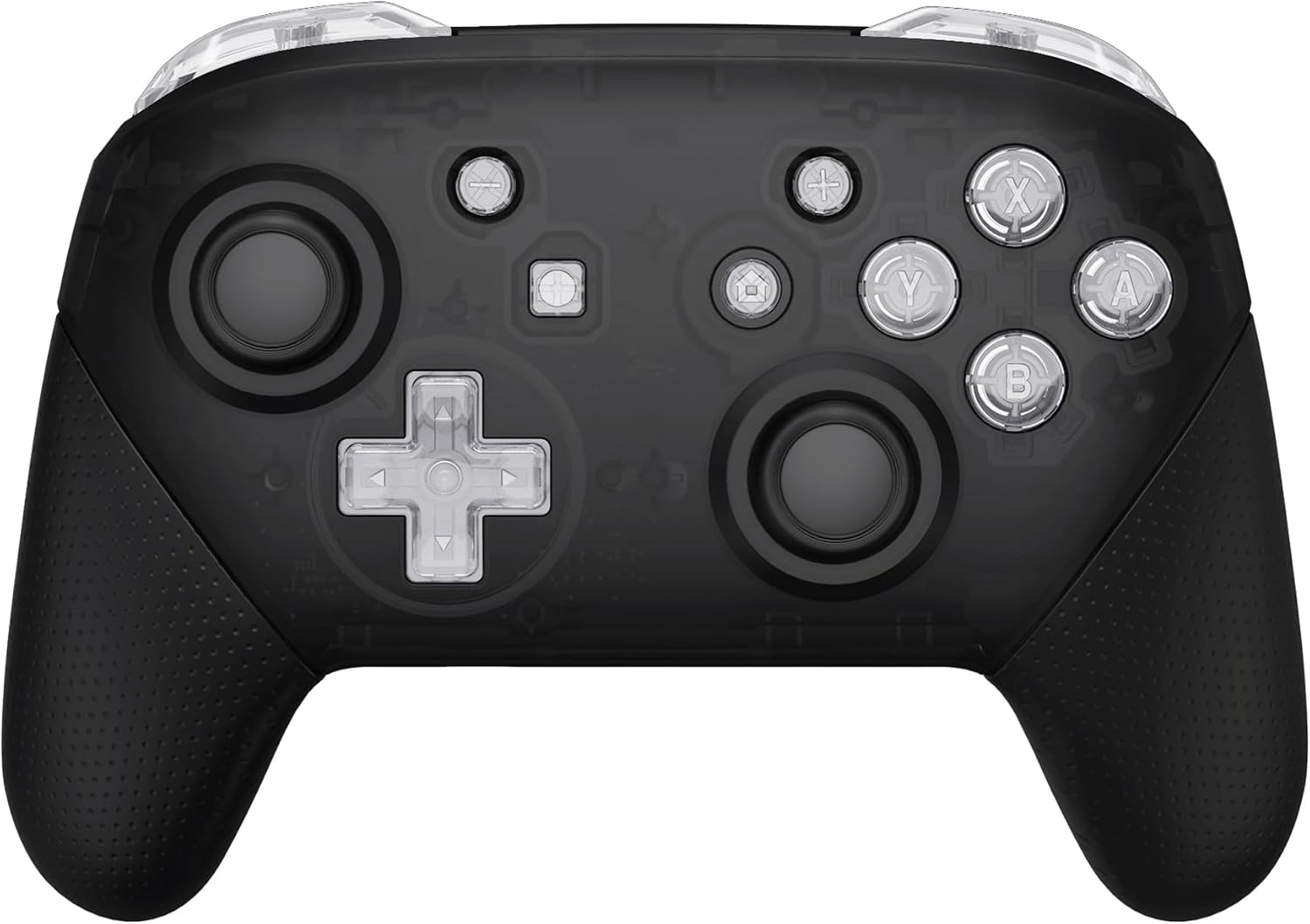 Detalle 2 de eXtremeRate Crystal Clear Repair ABXY D-pad ZR ZL L R Keys for Nintendo Switch Pro Controller (DIY Replacement)