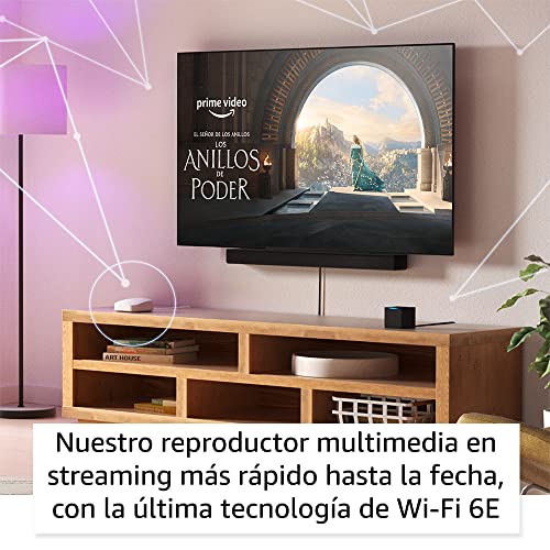 Detalle 2 de Amazon Fire TV Cube (Neueste Gen) mit 4K, Wi-Fi 6E ⚙