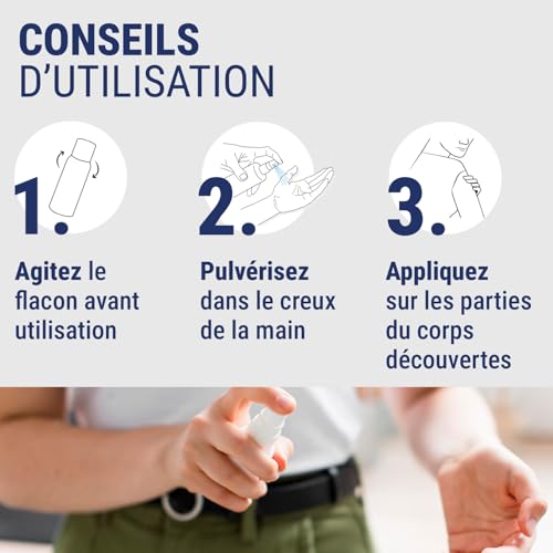 Detalle 2 de Insect Ecran Anti-Moustiques Zones Infestées 8H – Spray répulsif 3x100ml