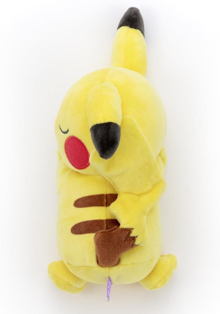 Detalle 2 de タカラトミーアーツ すやすやフレンド ピカチュウ ぬいぐるみS 全長約23cm