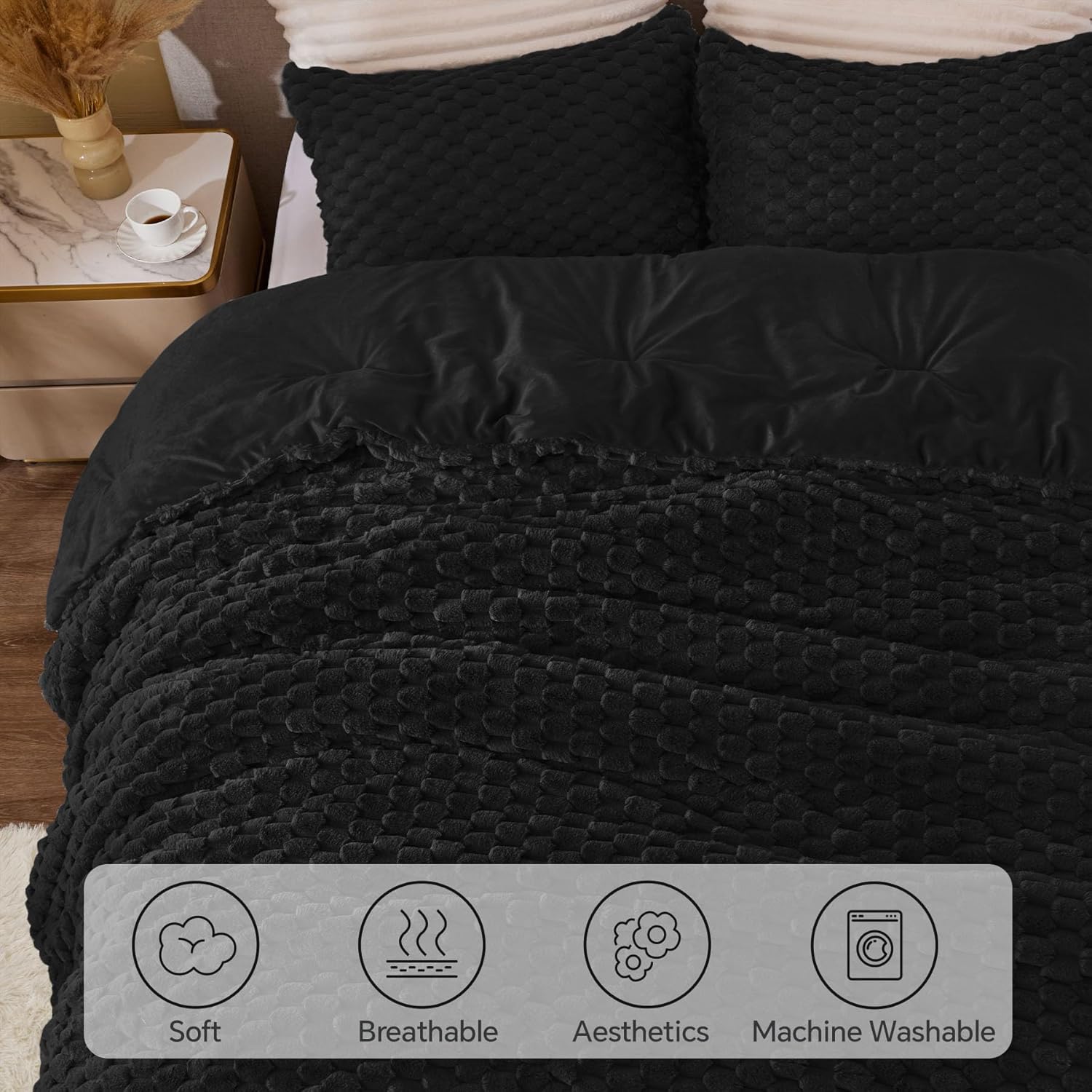 Detalle 2 de BEDELITE Fluffy Queen Comforter 88x88